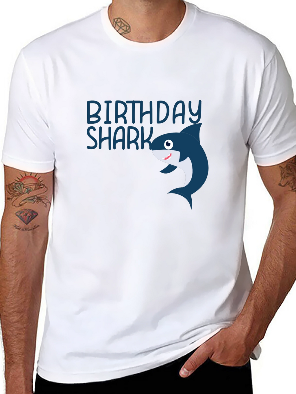 Birthday Shark Graphic Tee