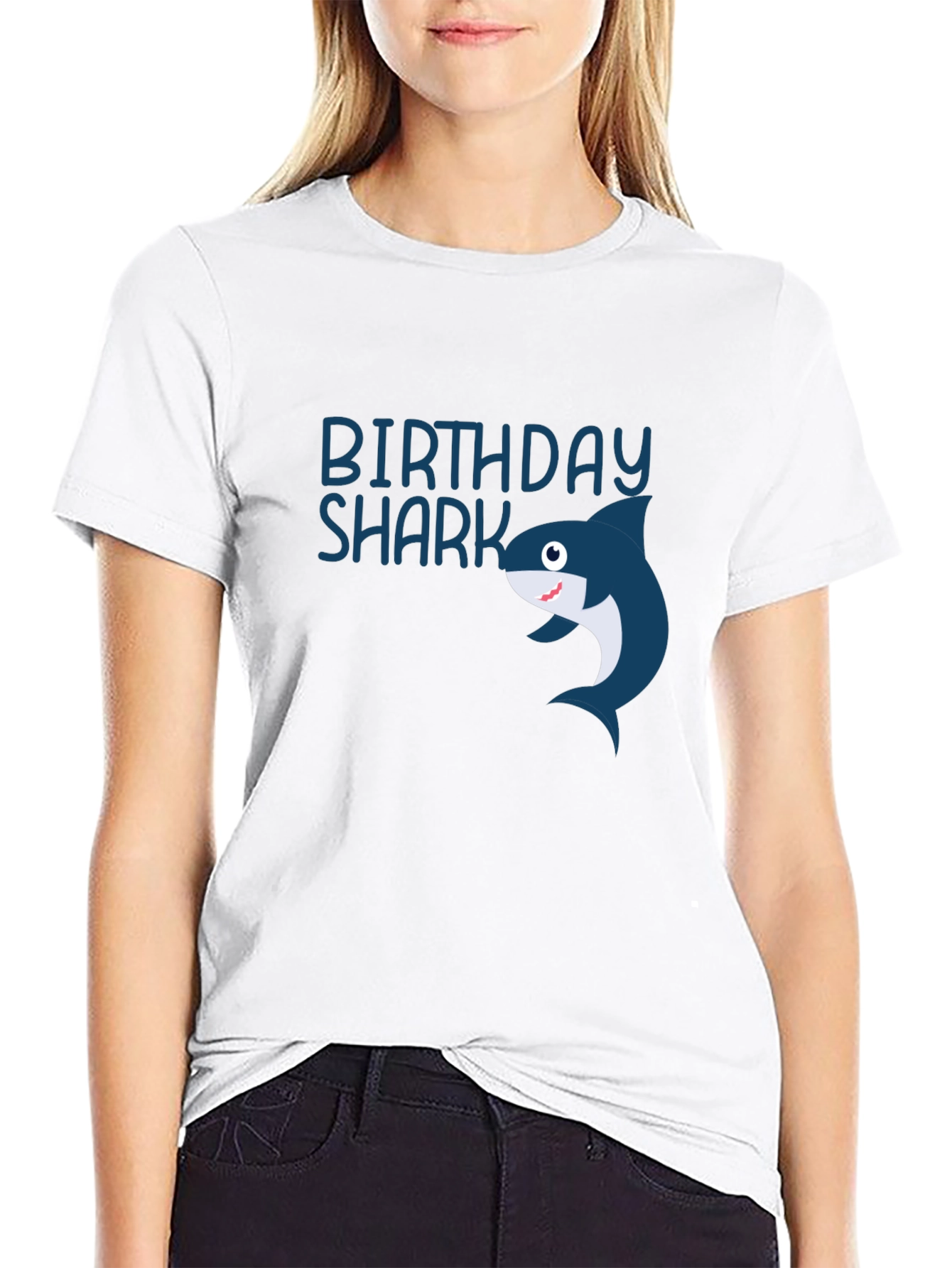 Birthday Shark Graphic Tee