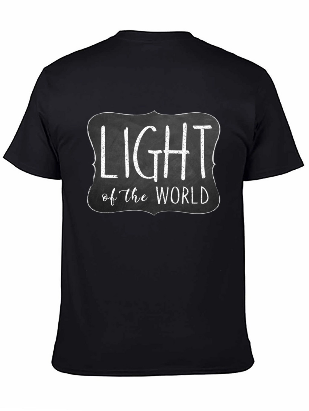 Light of the World Black Graphic Tee Shirt