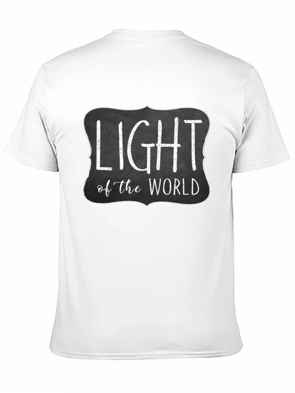 Light of the World Black Graphic Tee Shirt