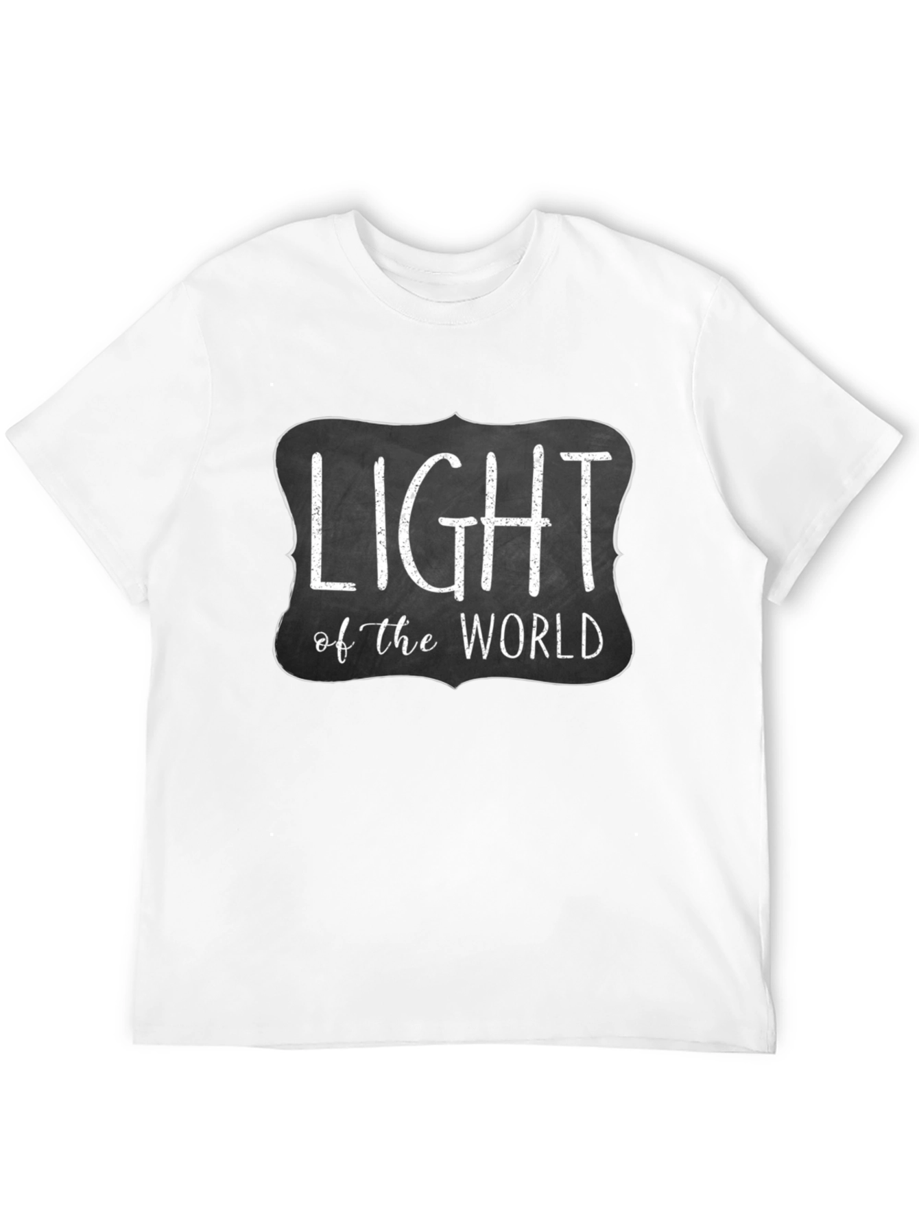 Light of the World Black Graphic Tee Shirt