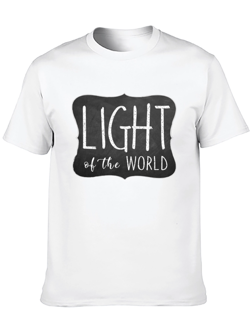 Light of the World Black Graphic Tee Shirt