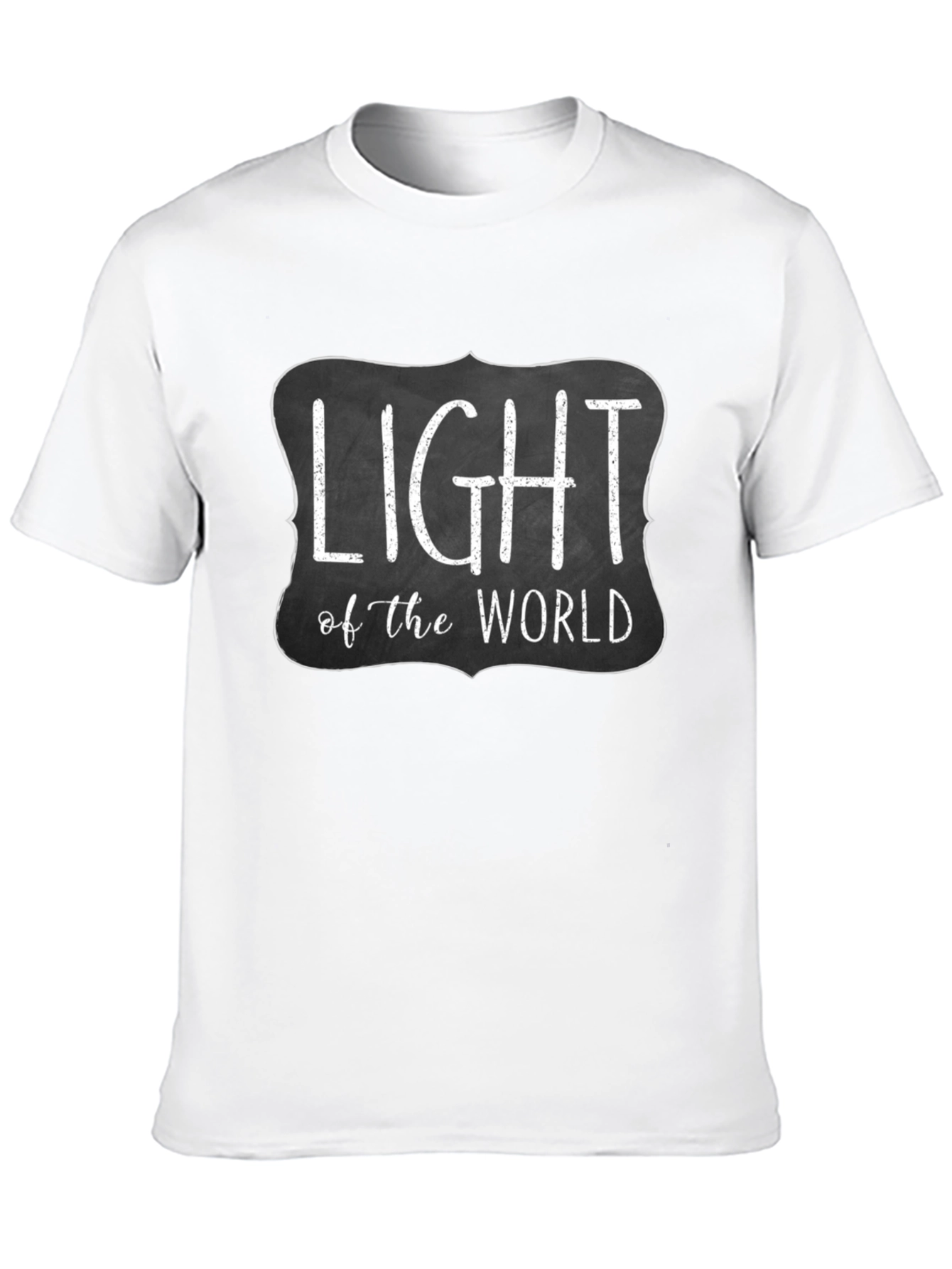 Light of the World Black Graphic Tee Shirt