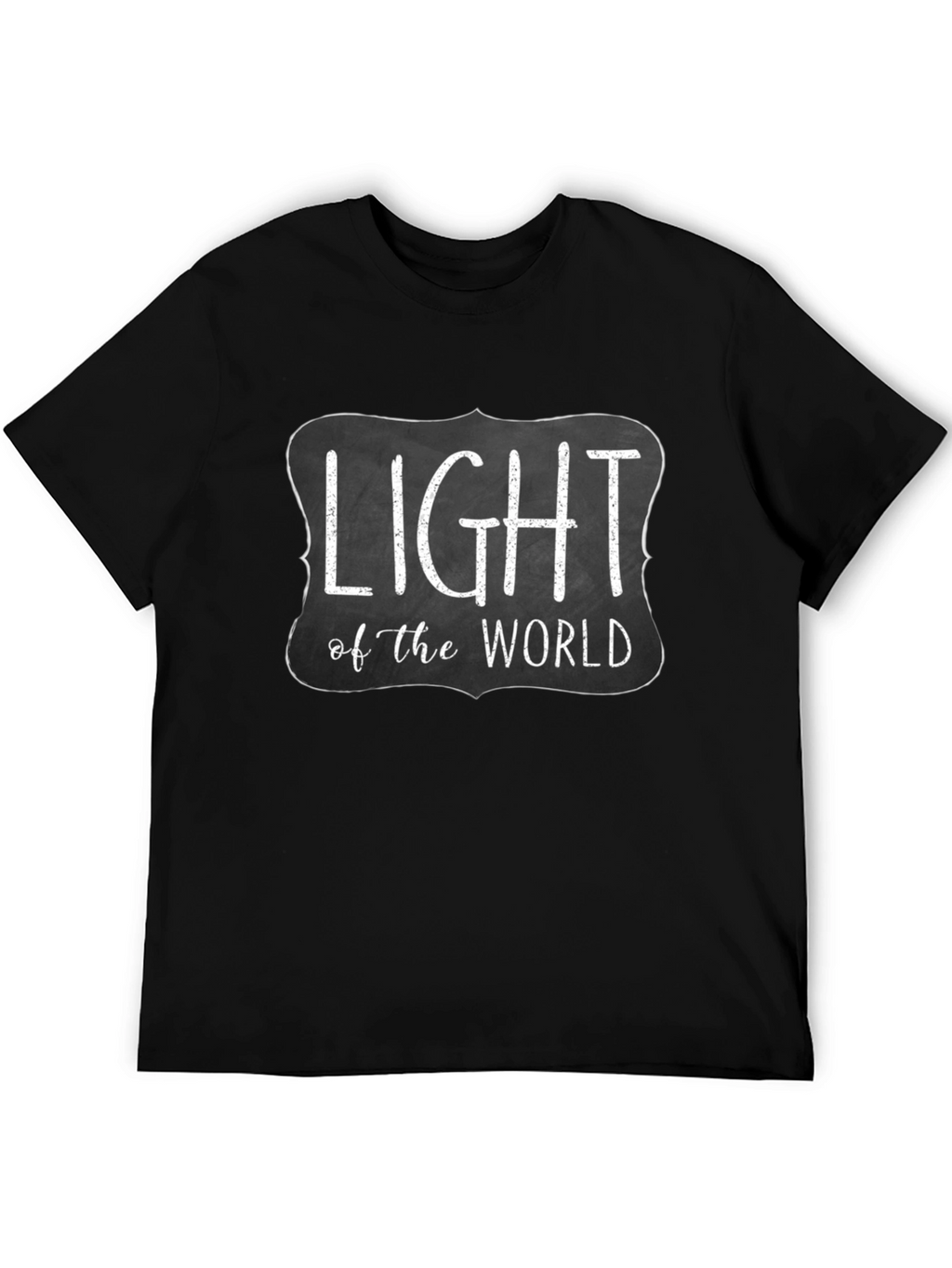 Light of the World Black Graphic Tee Shirt