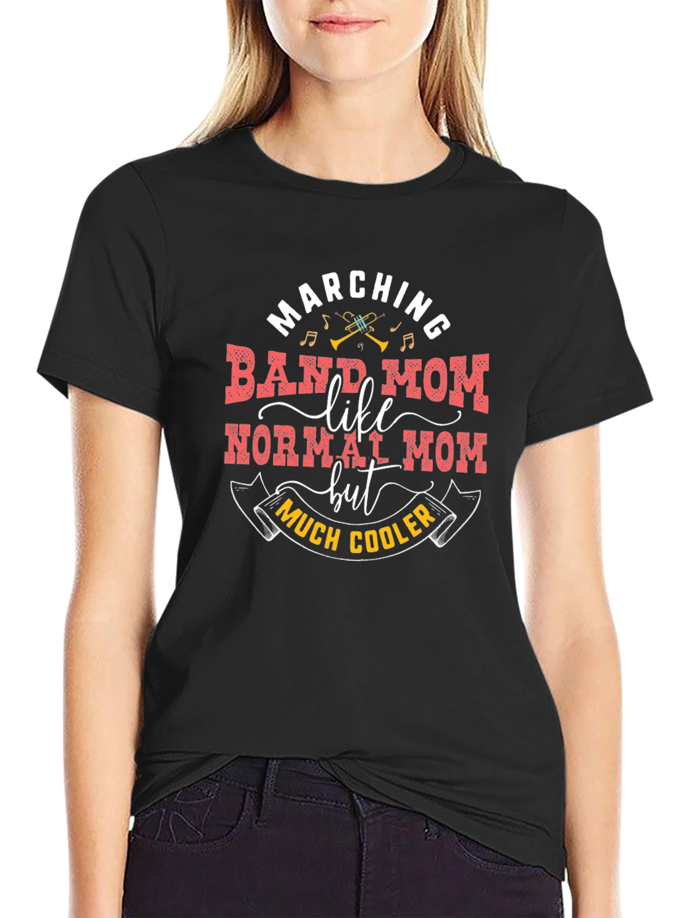 Marching Band Mom T-Shirt - Cooler Than Normal Mom!