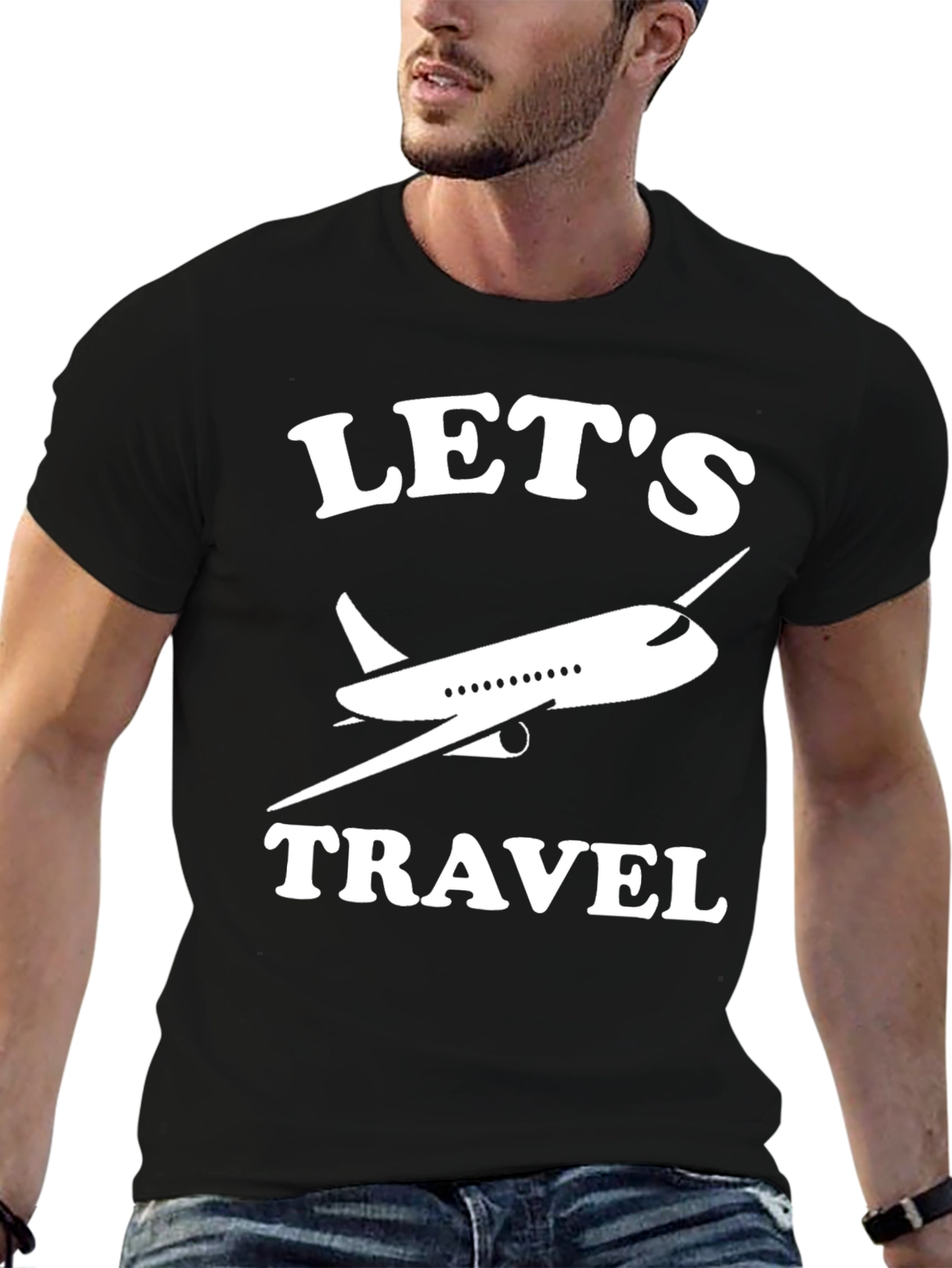Lets Travel Graphic T-Shirt