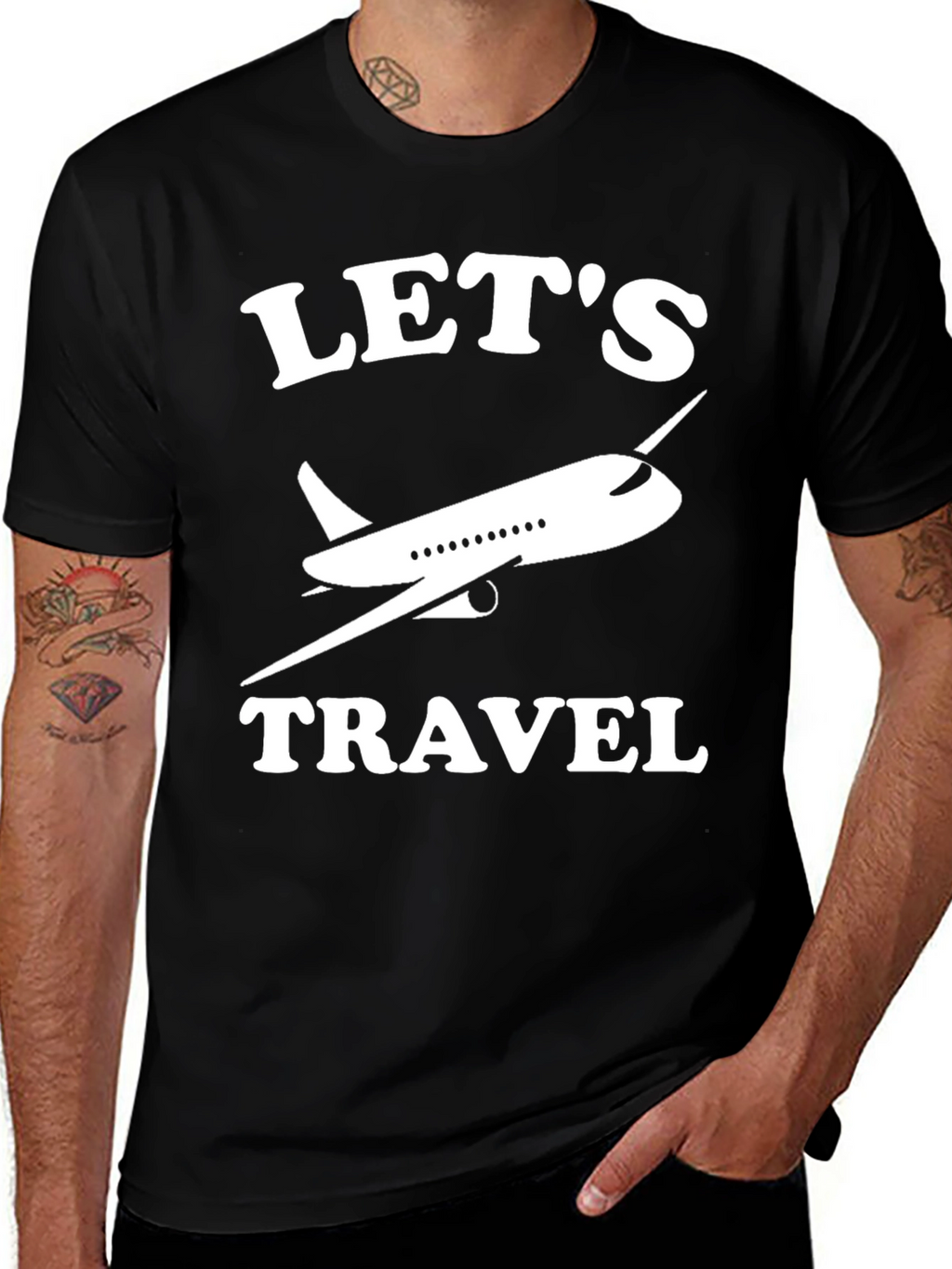 Lets Travel Graphic T-Shirt