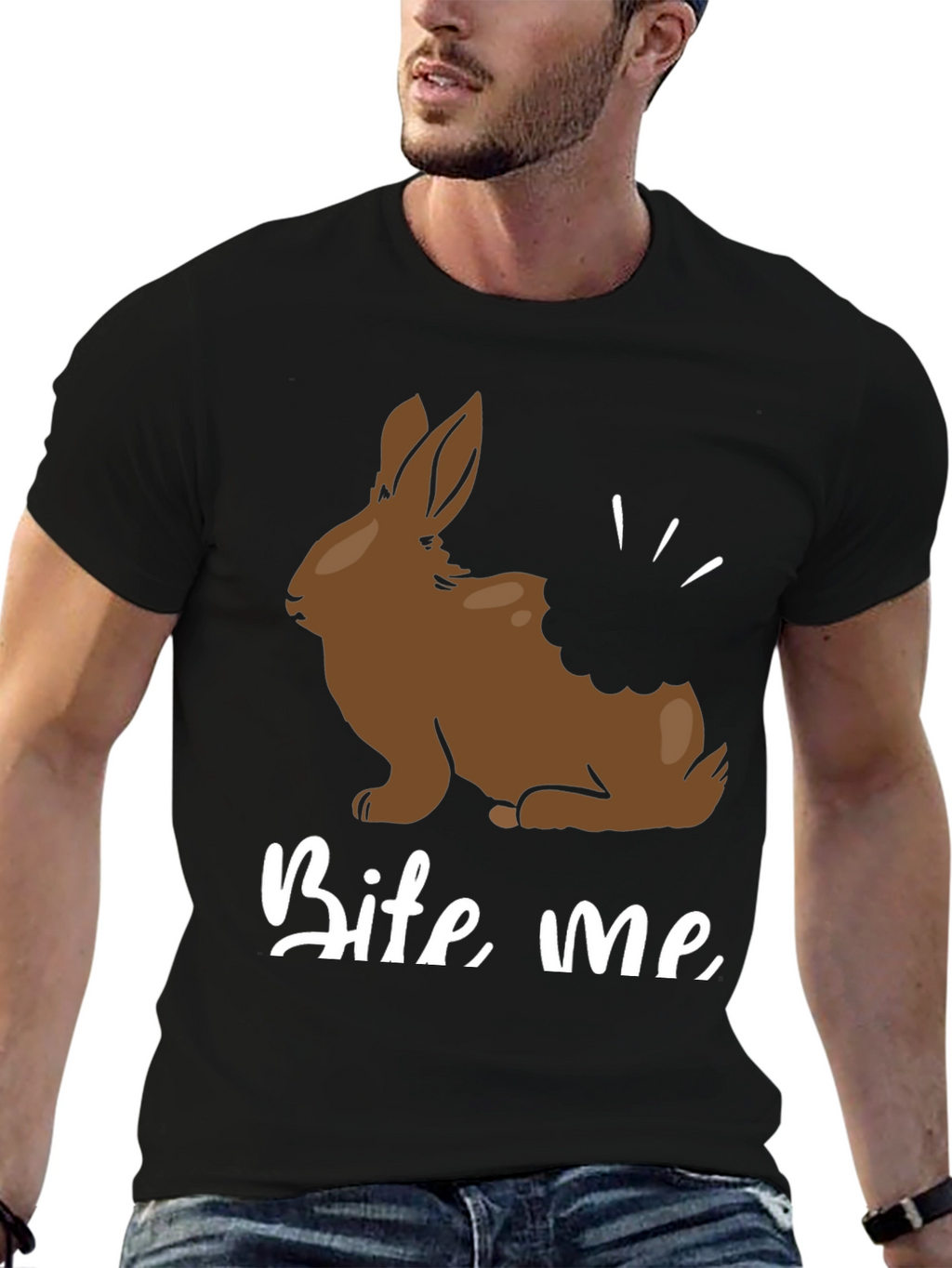 Bite Me Chocolate Bunny T-Shirt
