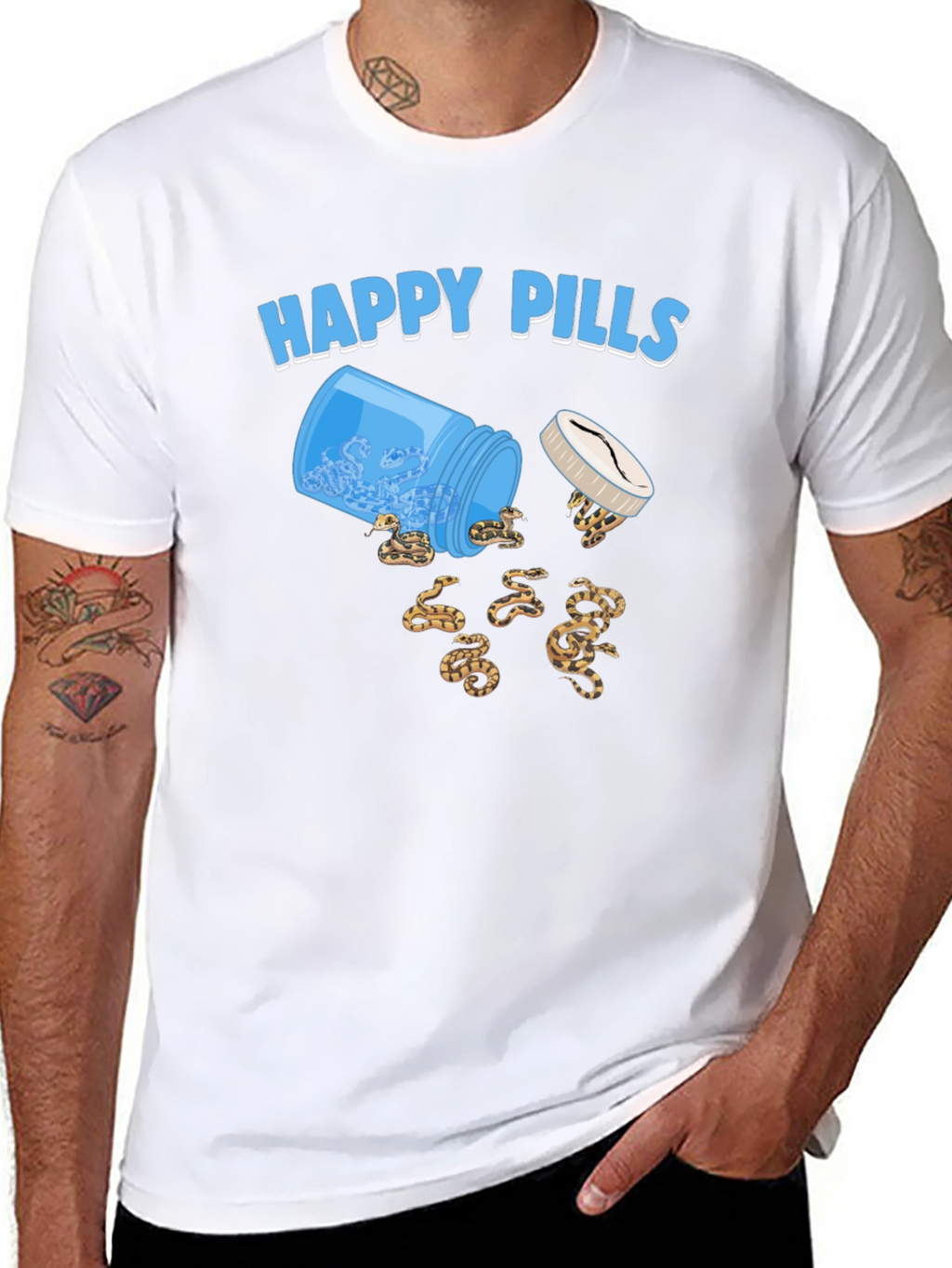 Happy Pills Snake T-Shirt