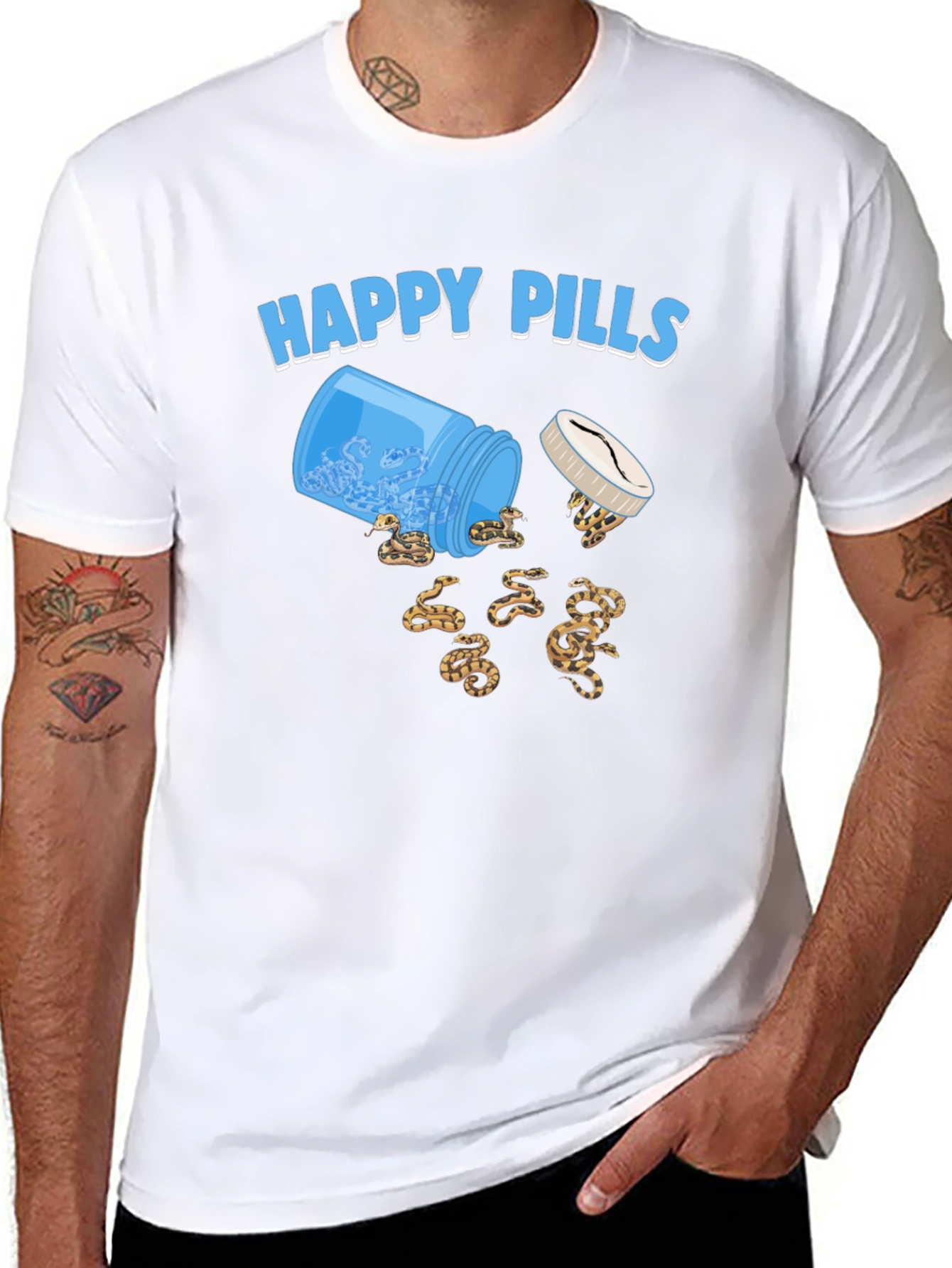Happy Pills Snake T-Shirt