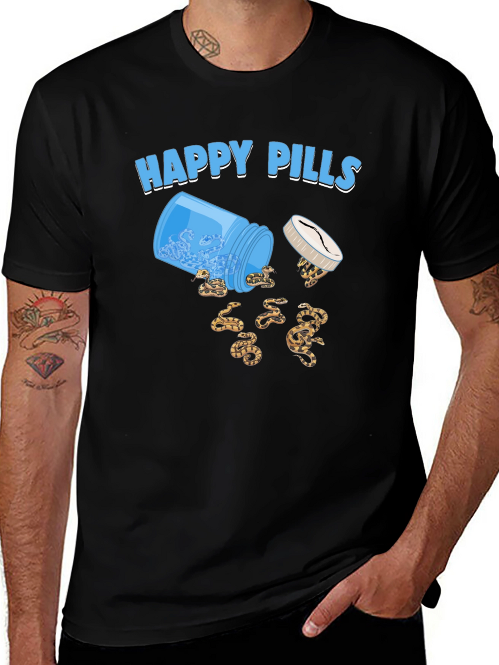 Happy Pills Snake T-Shirt