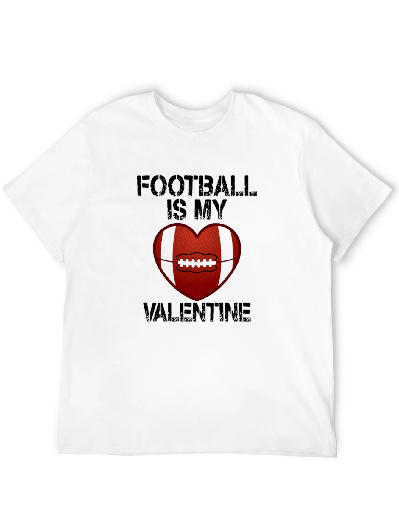 Football Is My Valentine T-Shirt