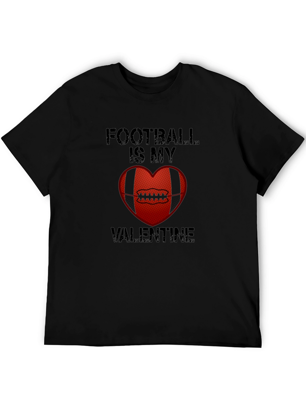 Football Is My Valentine T-Shirt