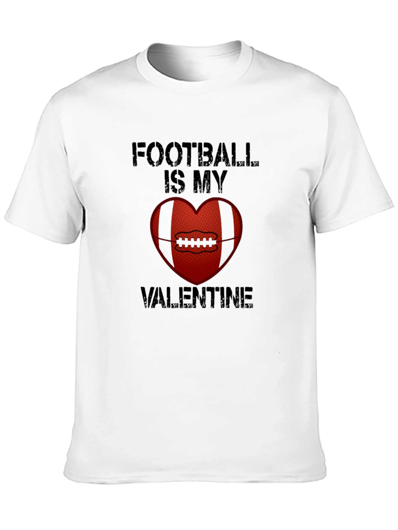 Football Is My Valentine T-Shirt