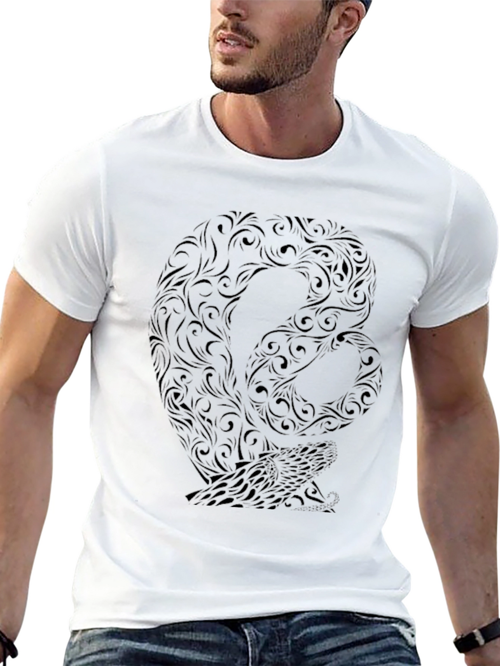Black Turtle Graphic Tee - Unique Design