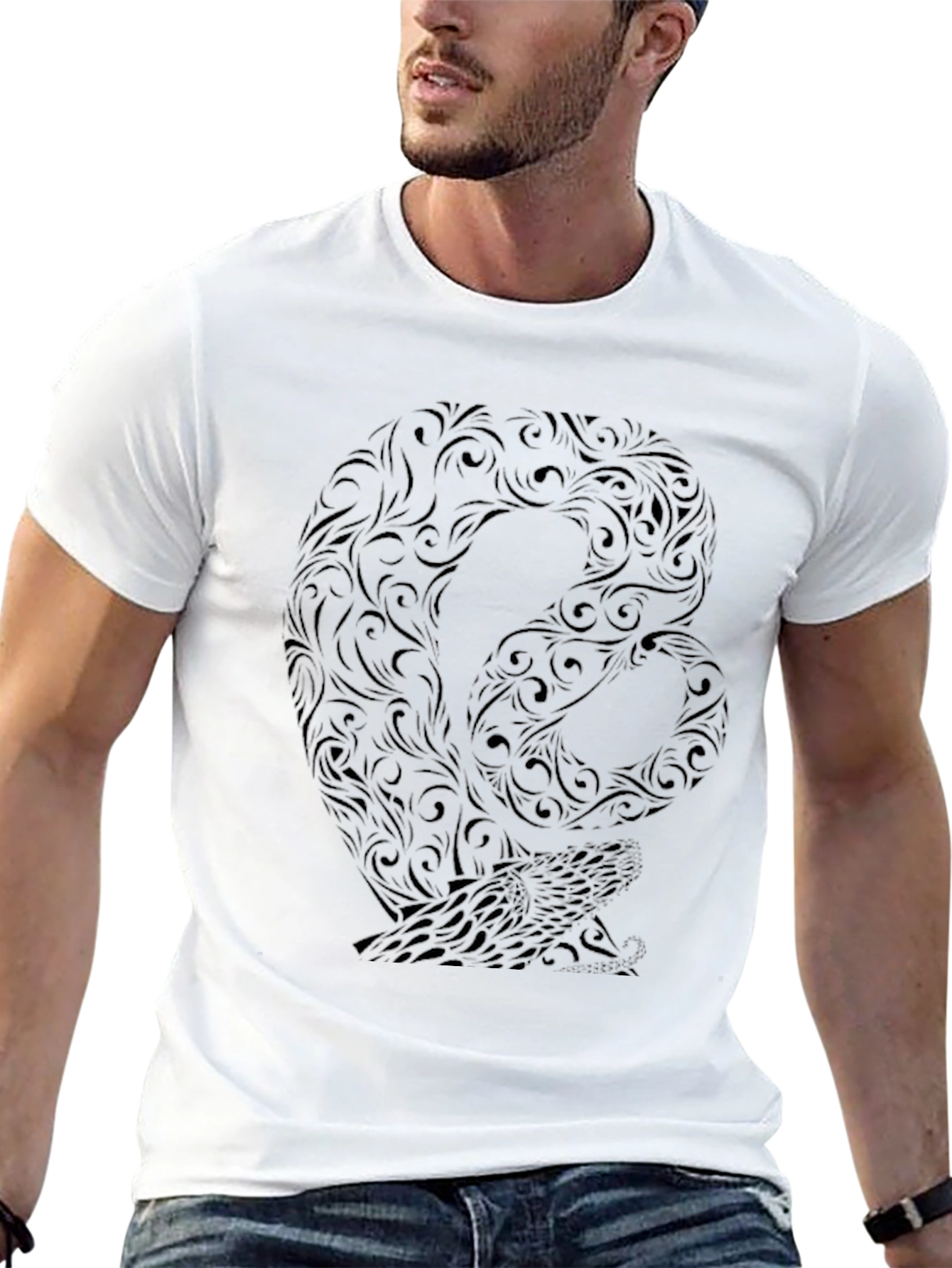 Black Turtle Graphic Tee - Unique Design