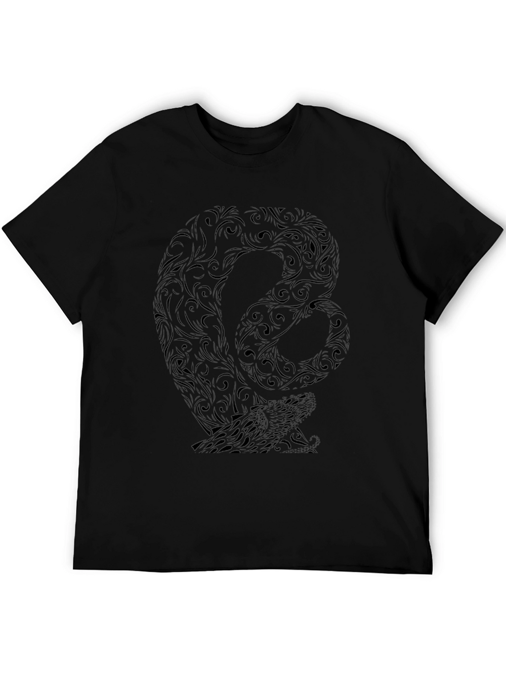Black Turtle Graphic Tee - Unique Design