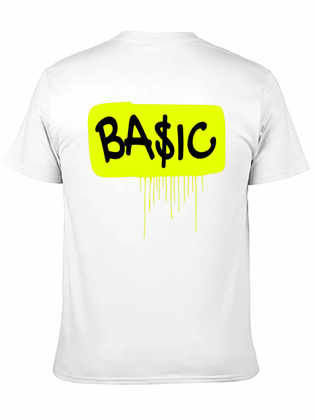 Basic Graphic Tee - Mens Black Short Sleeve