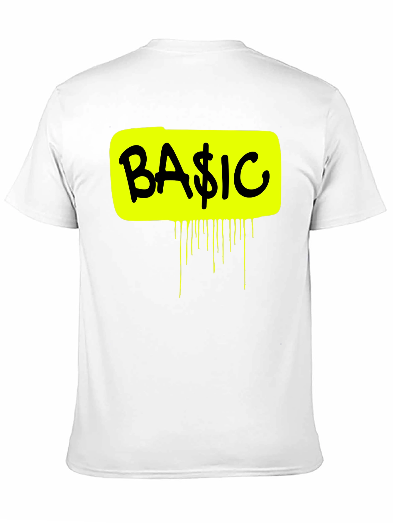 Basic Graphic Tee - Mens Black Short Sleeve