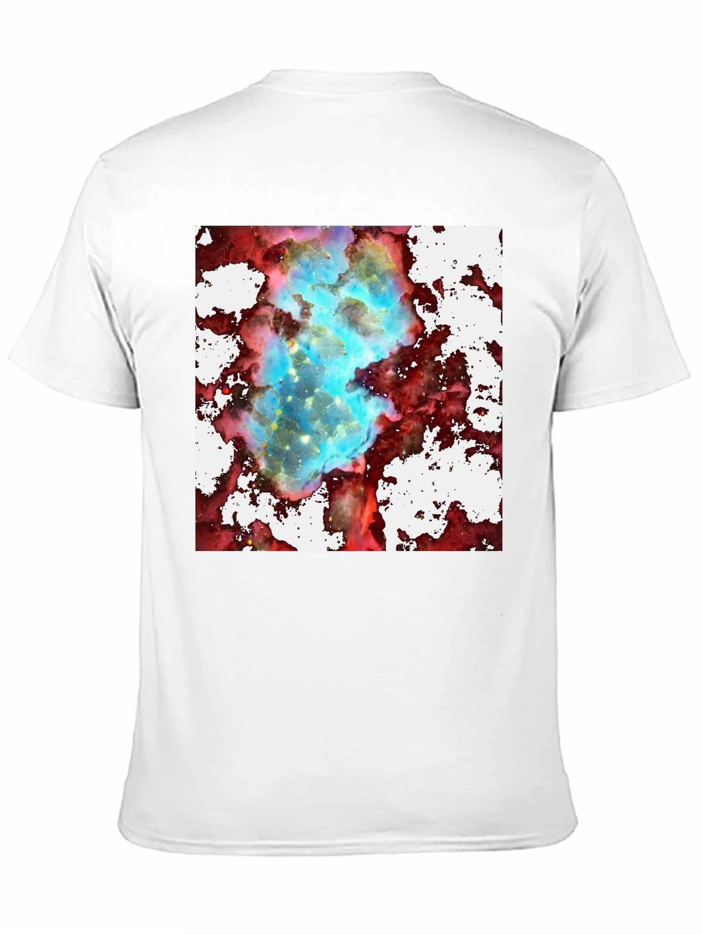 Nebula Print Black T-Shirt
