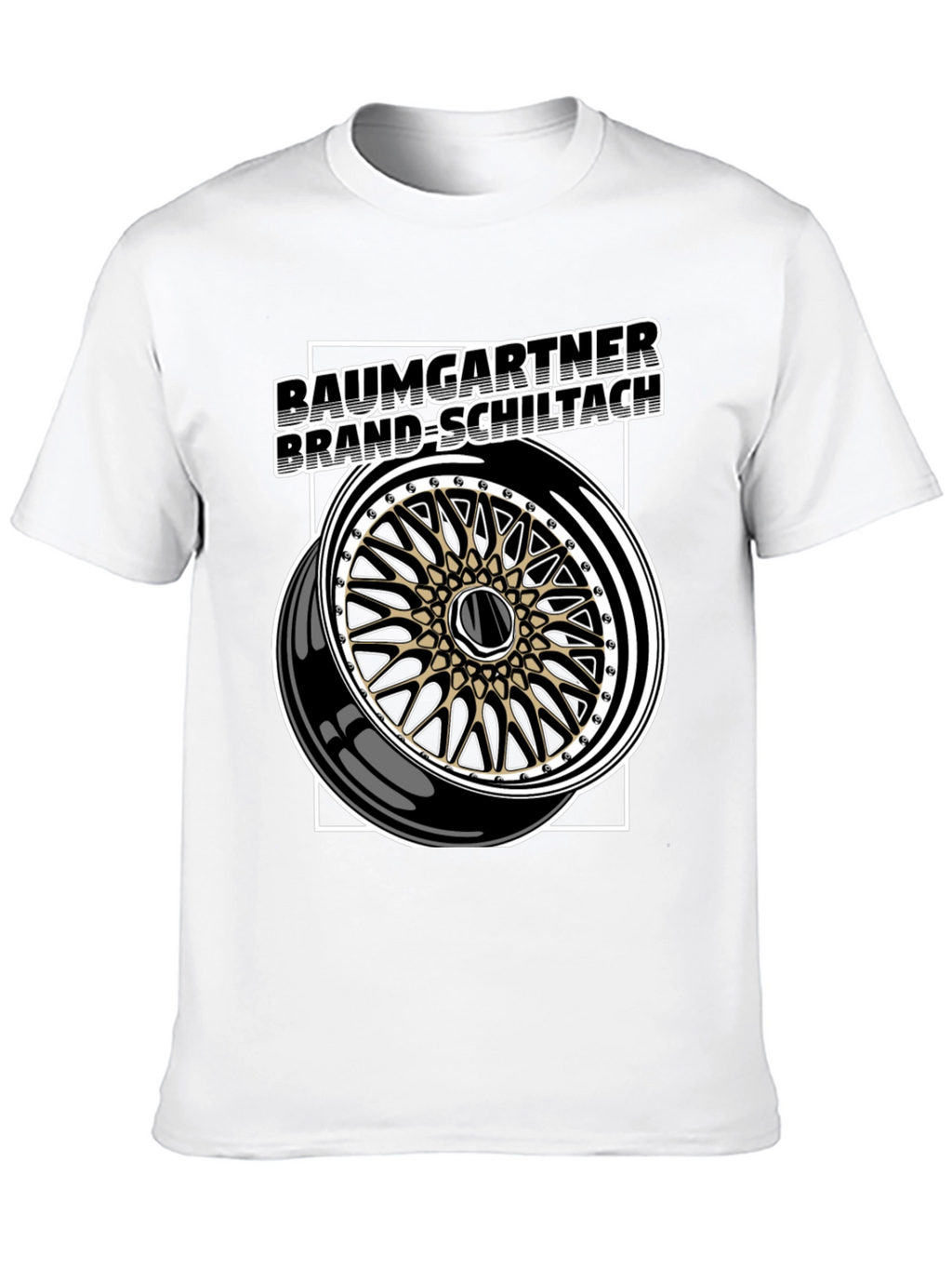 Baumgartner Brand-Schiltach Wheel Graphic Tee - Black