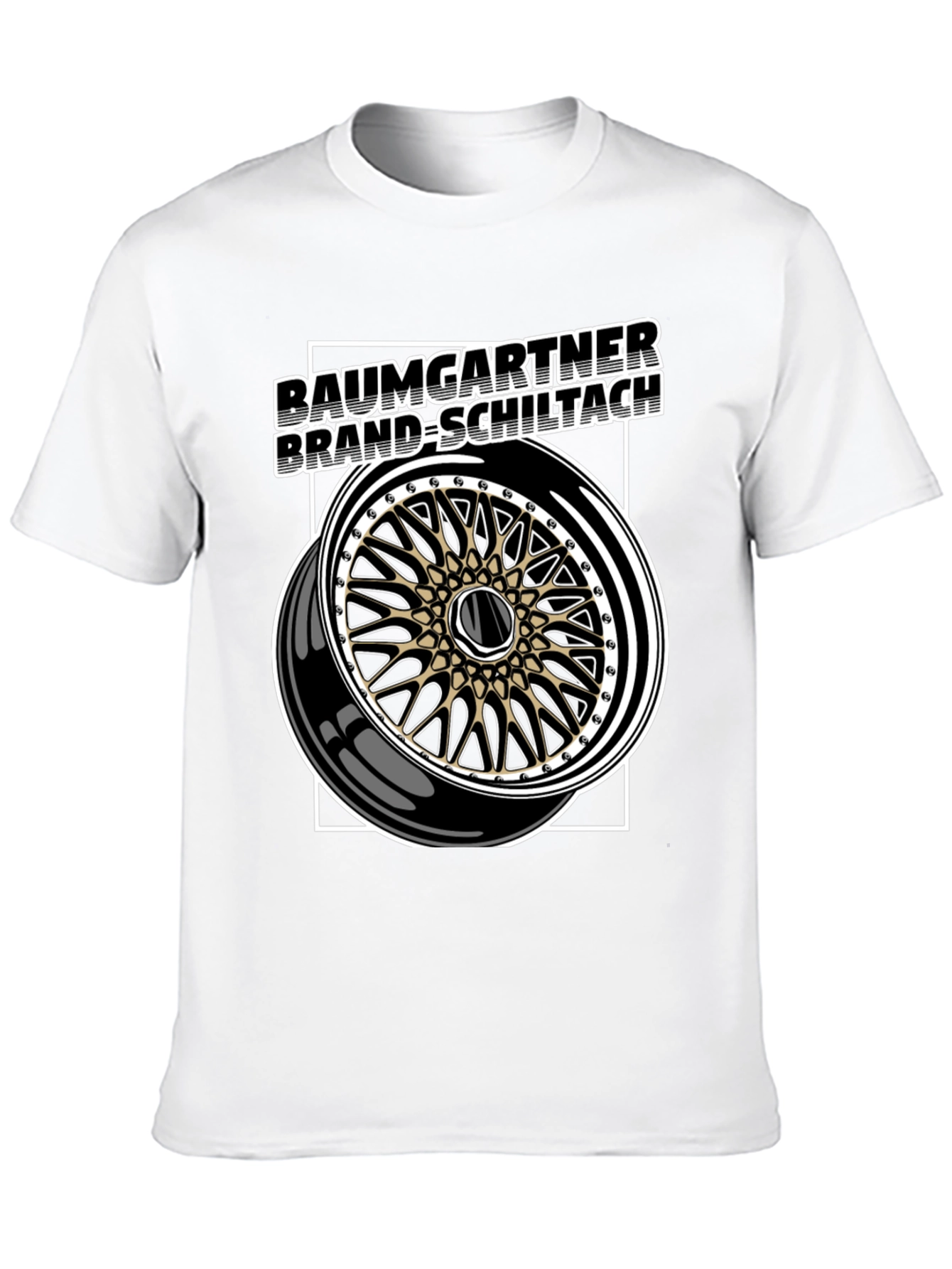 Baumgartner Brand-Schiltach Wheel Graphic Tee - Black