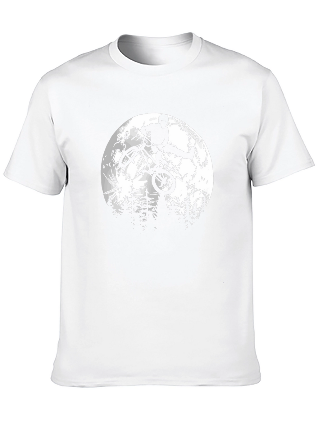 BMX Rider Moon Graphic T-Shirt
