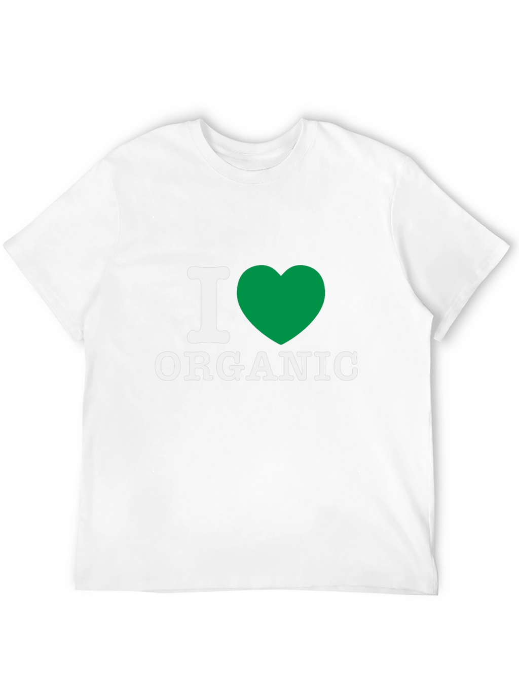 I Heart Organic Graphic T-Shirt - Eco Friendly