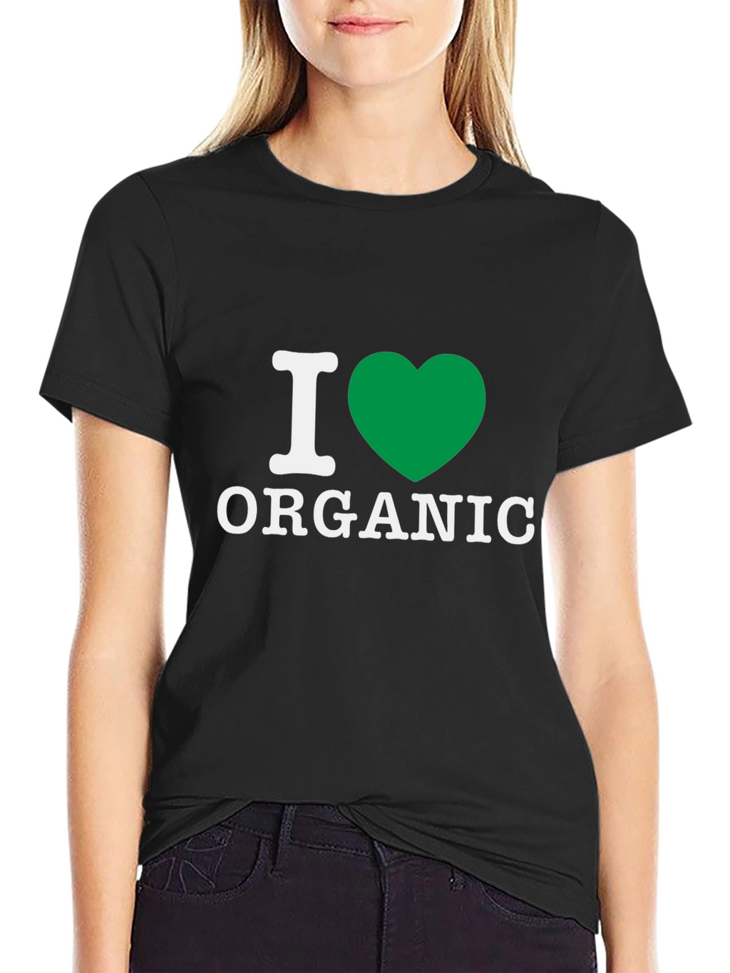 I Heart Organic Graphic T-Shirt - Eco Friendly