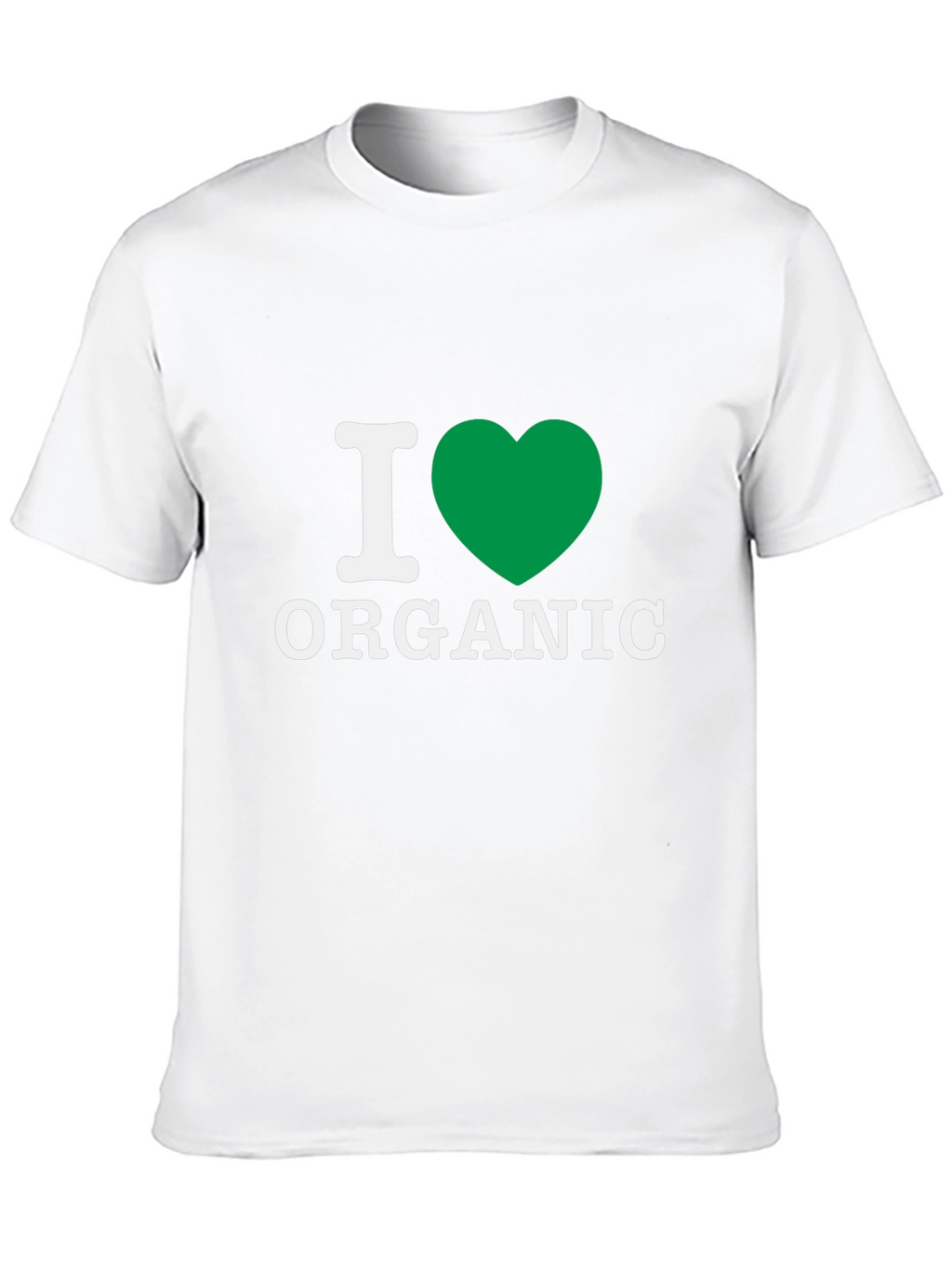 I Heart Organic Graphic T-Shirt - Eco Friendly