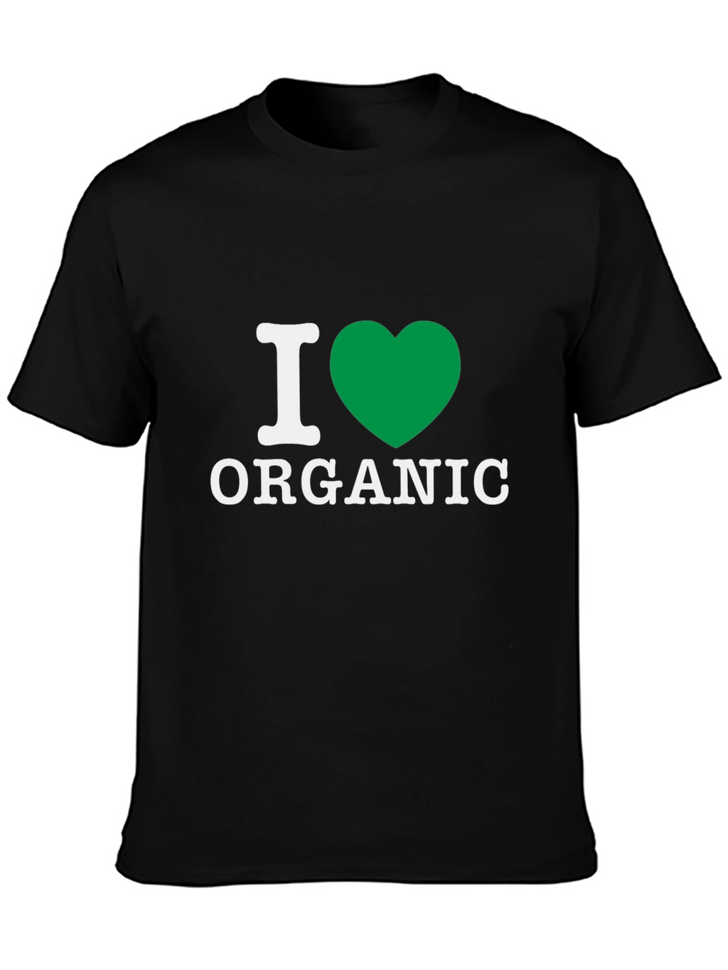 I Heart Organic Graphic T-Shirt - Eco Friendly