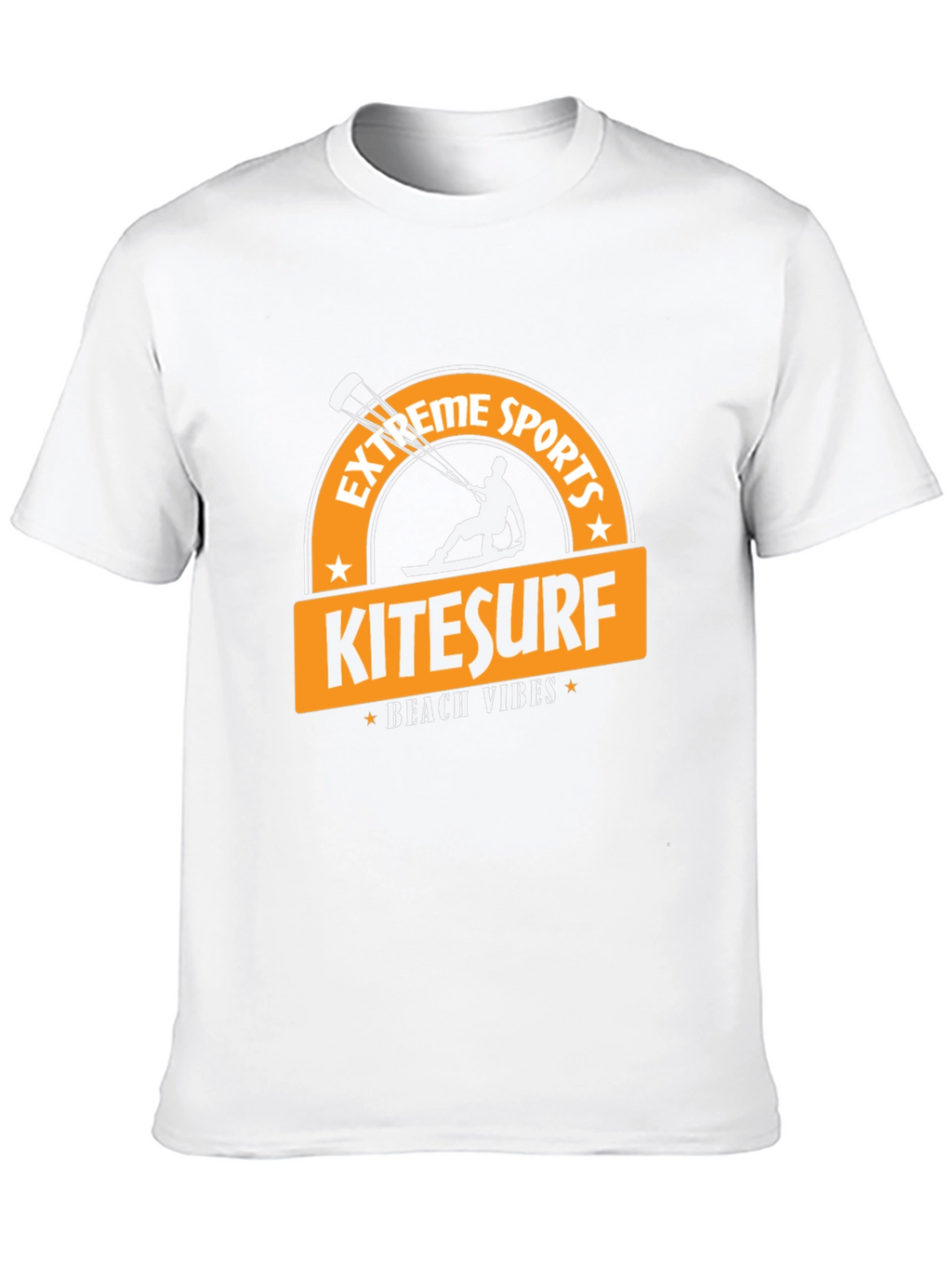 Kitesurf Beach Vibes Black T-Shirt
