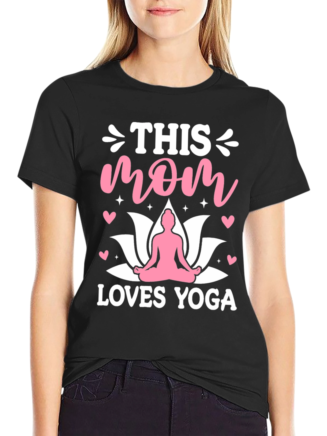 This Mom Loves Yoga T-Shirt - Comfortable & Stylish