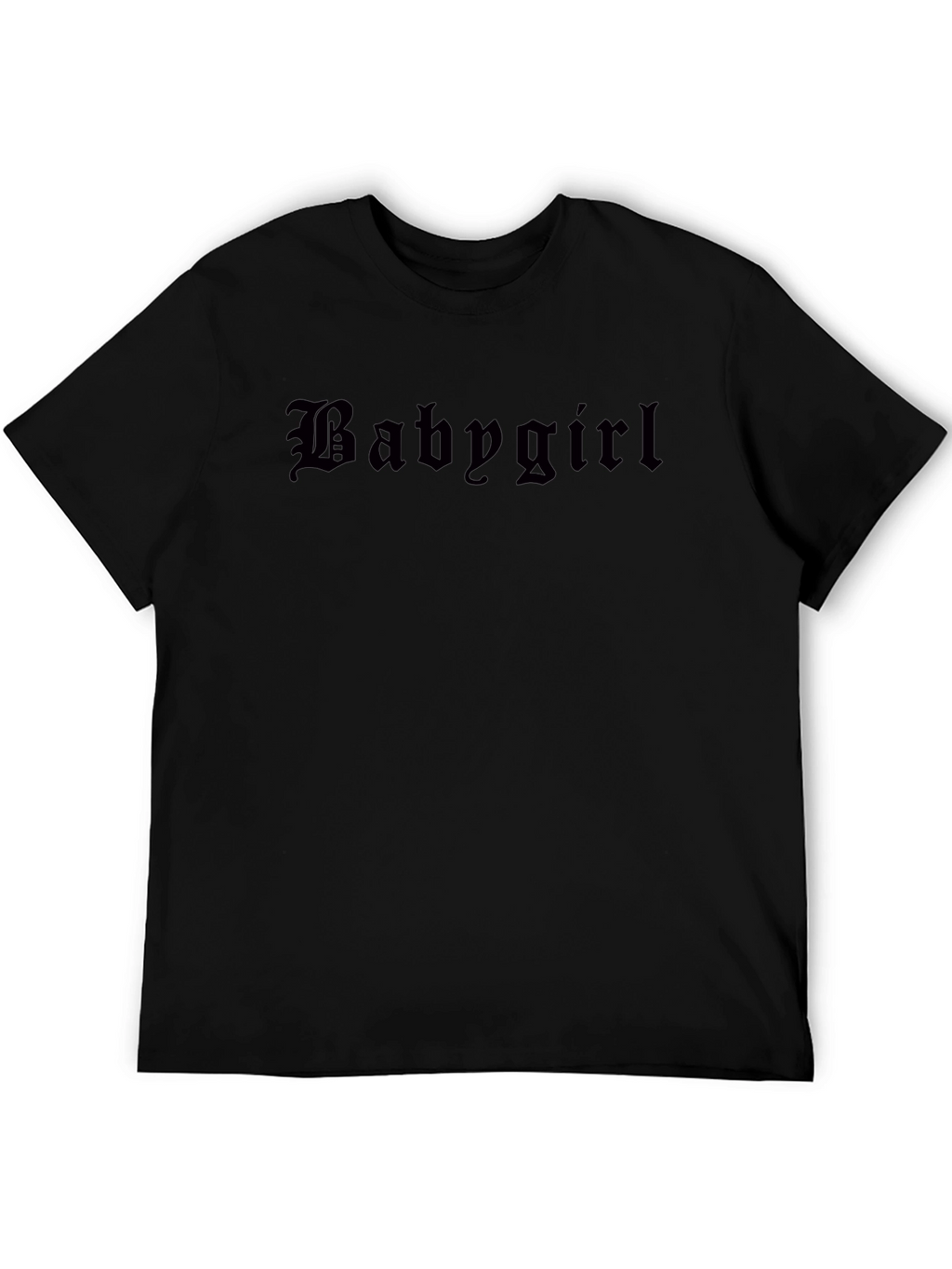 Babygirl Gothic Tee - Classic Black T-Shirt