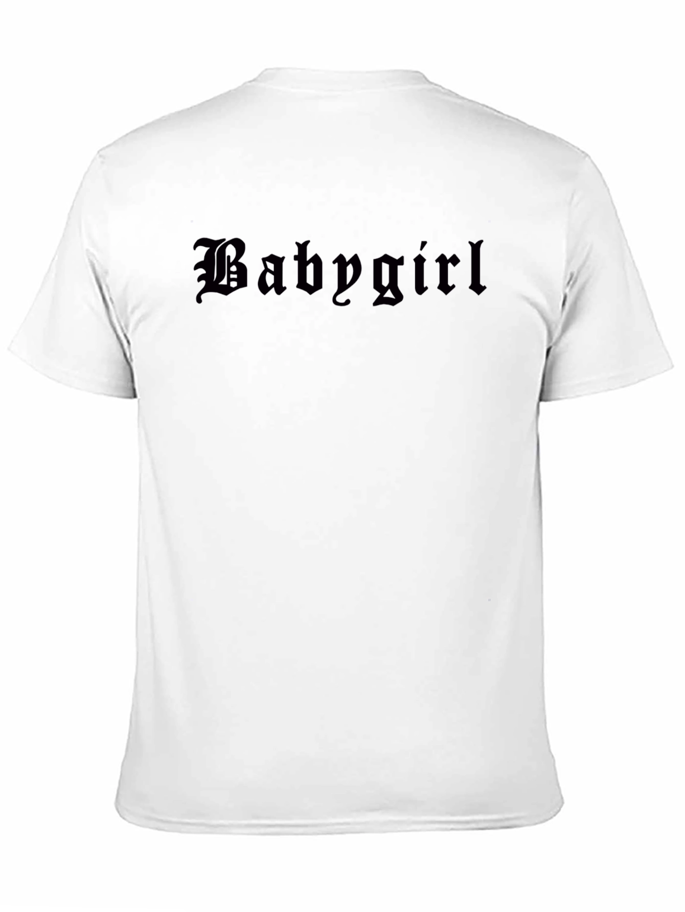 Babygirl Gothic Tee - Classic Black T-Shirt