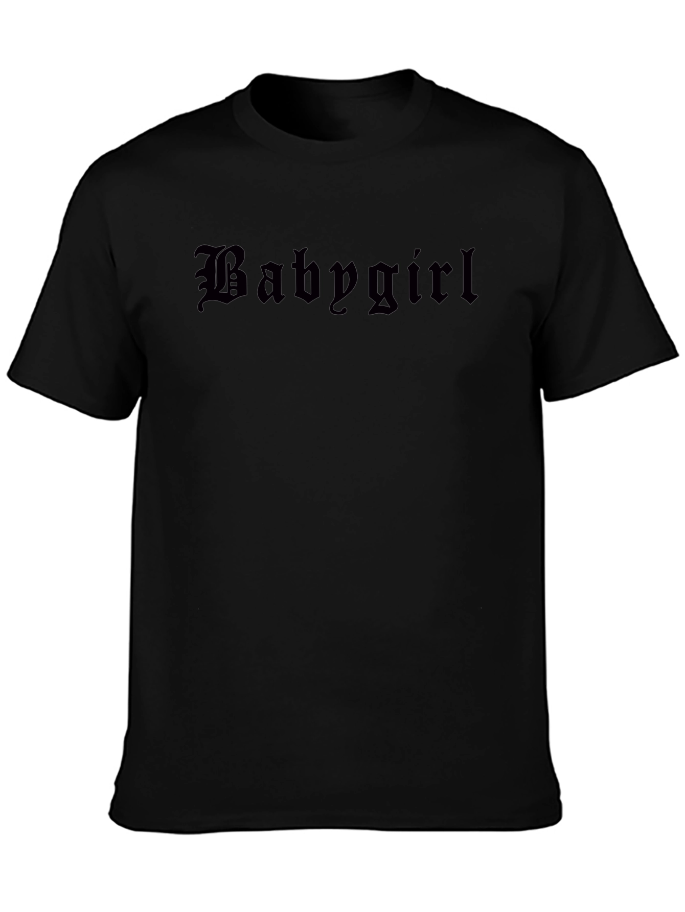 Babygirl Gothic Tee - Classic Black T-Shirt