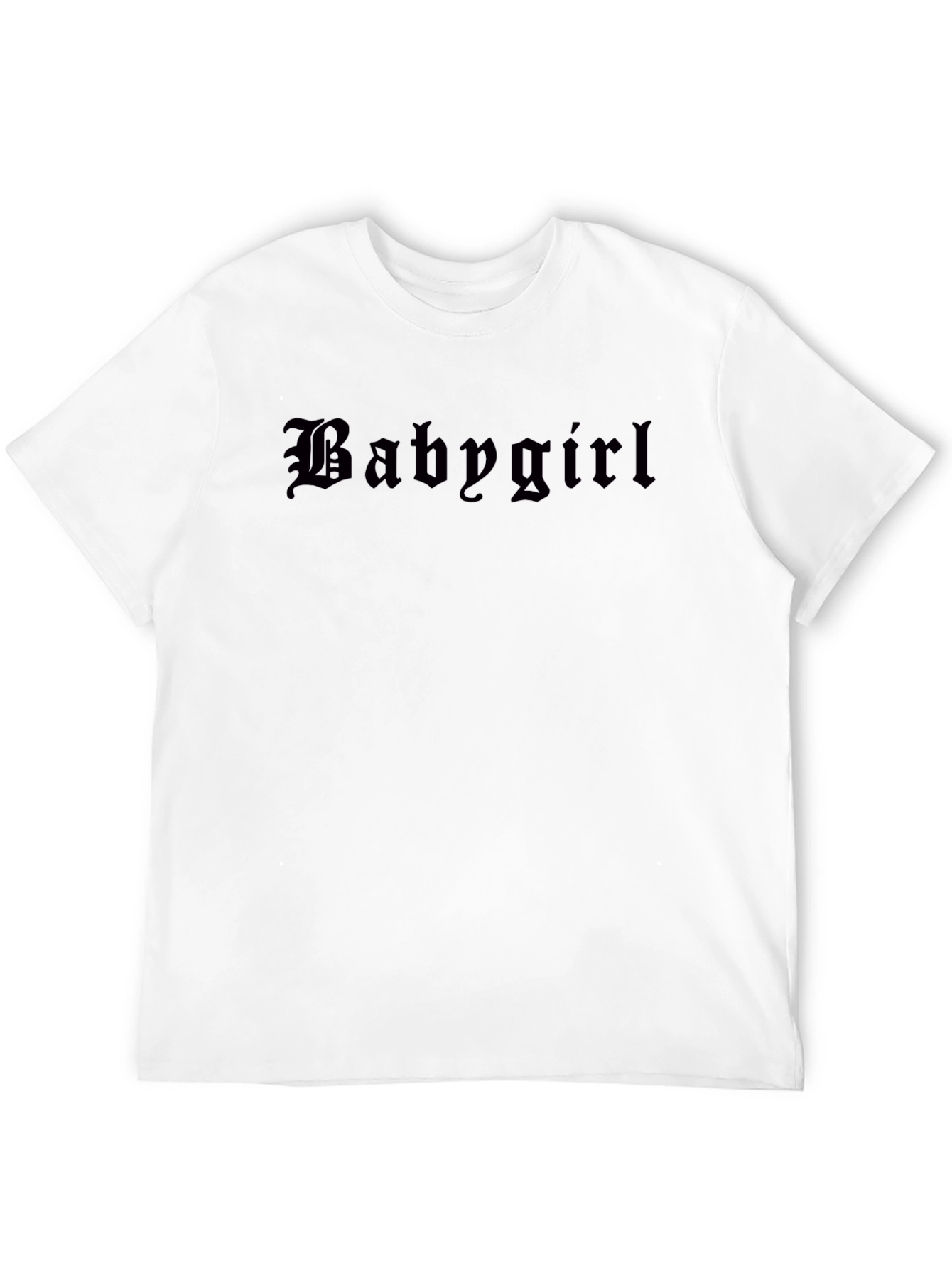 Babygirl Gothic Tee - Classic Black T-Shirt