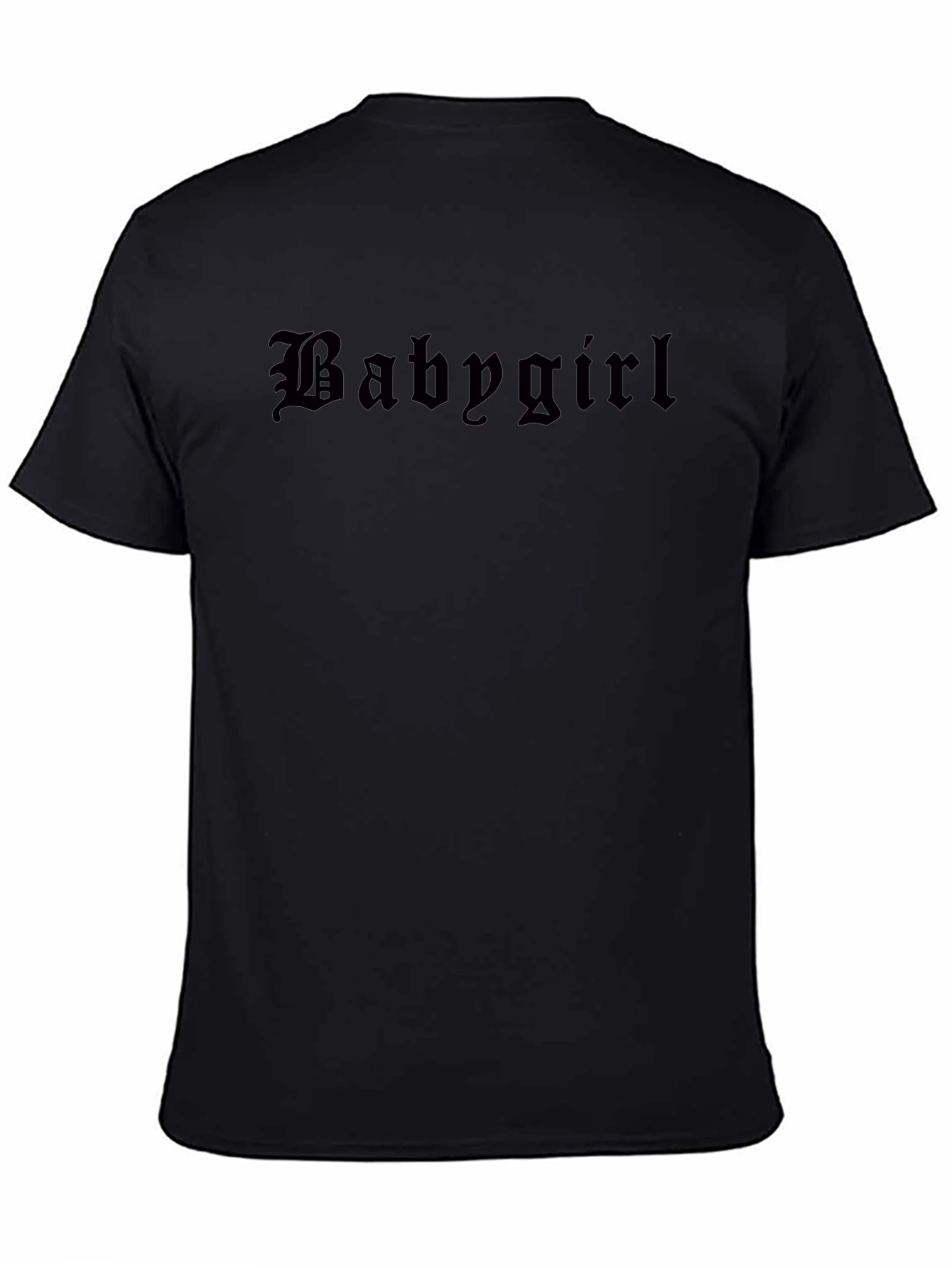 Babygirl Gothic Tee - Classic Black T-Shirt