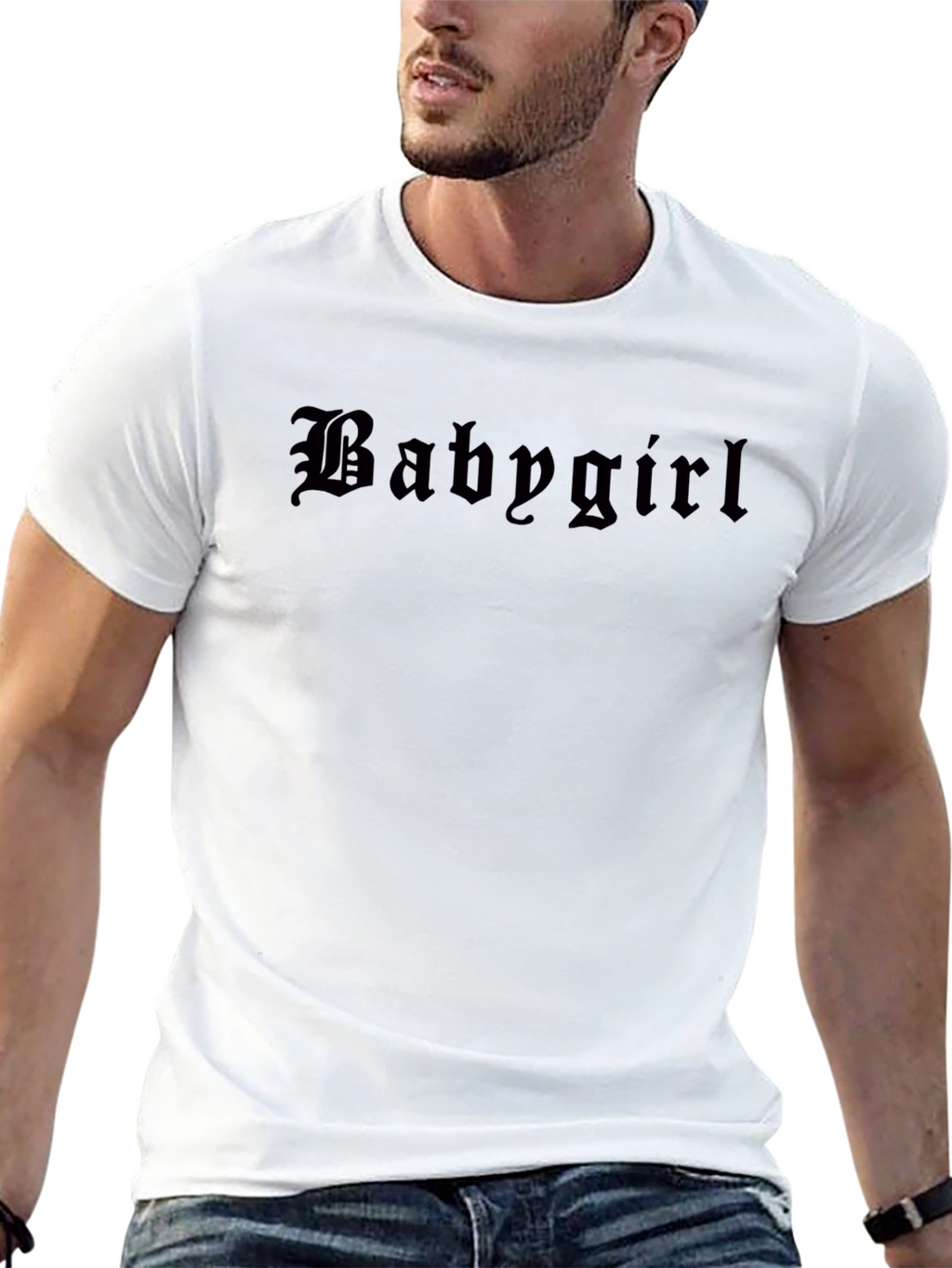 Babygirl Gothic Tee - Classic Black T-Shirt