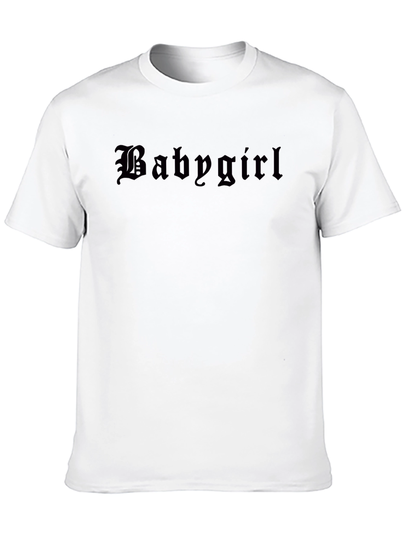 Babygirl Gothic Tee - Classic Black T-Shirt