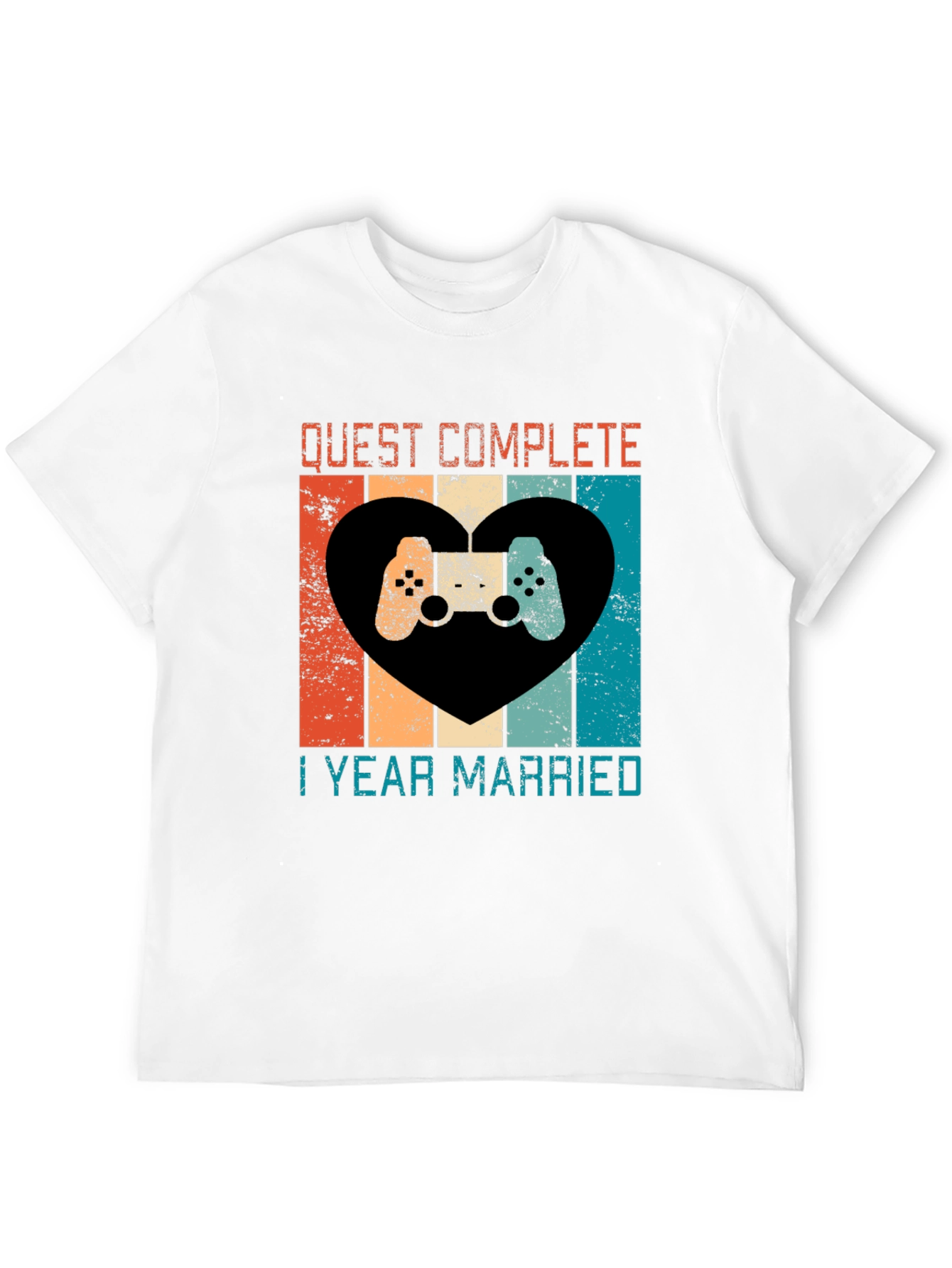 Quest Complete 1 Year Married Anniversary T-Shirt