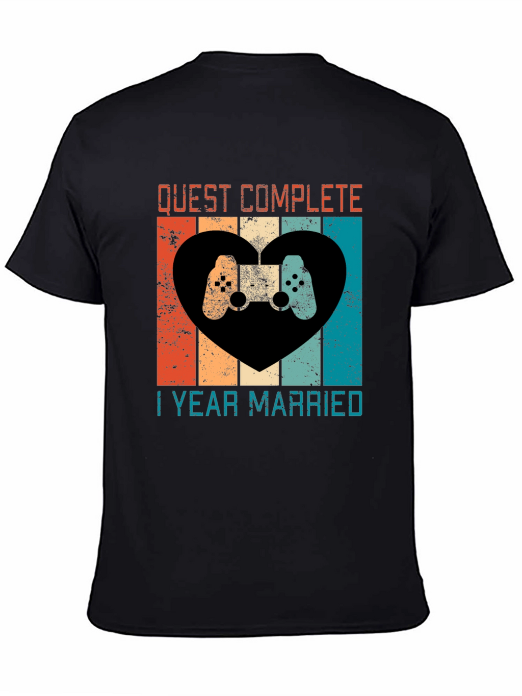 Quest Complete 1 Year Married Anniversary T-Shirt