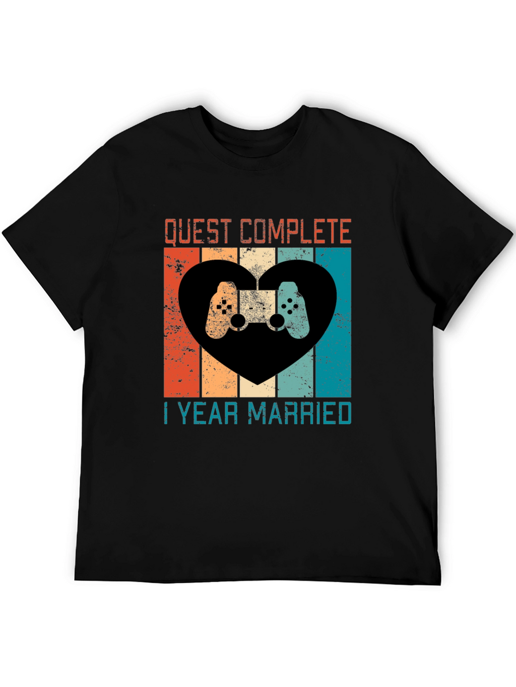 Quest Complete 1 Year Married Anniversary T-Shirt