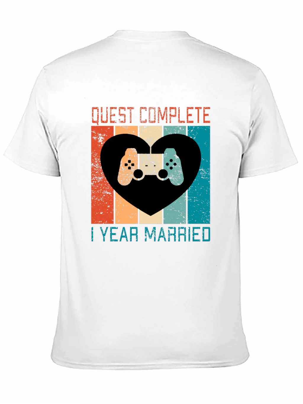 Quest Complete 1 Year Married Anniversary T-Shirt