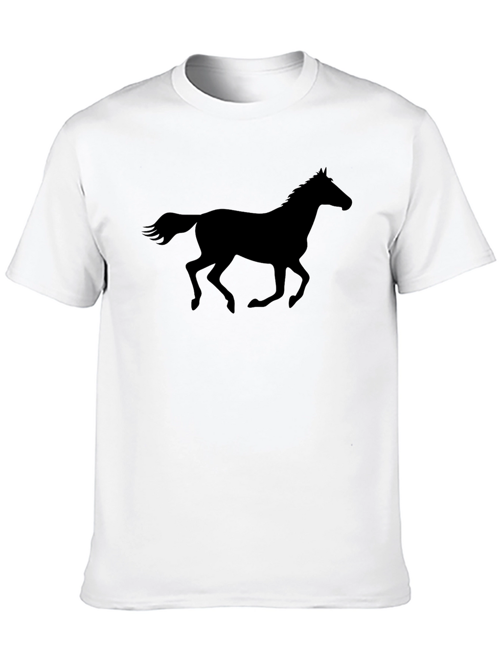 Black Horse Silhouette T-Shirt