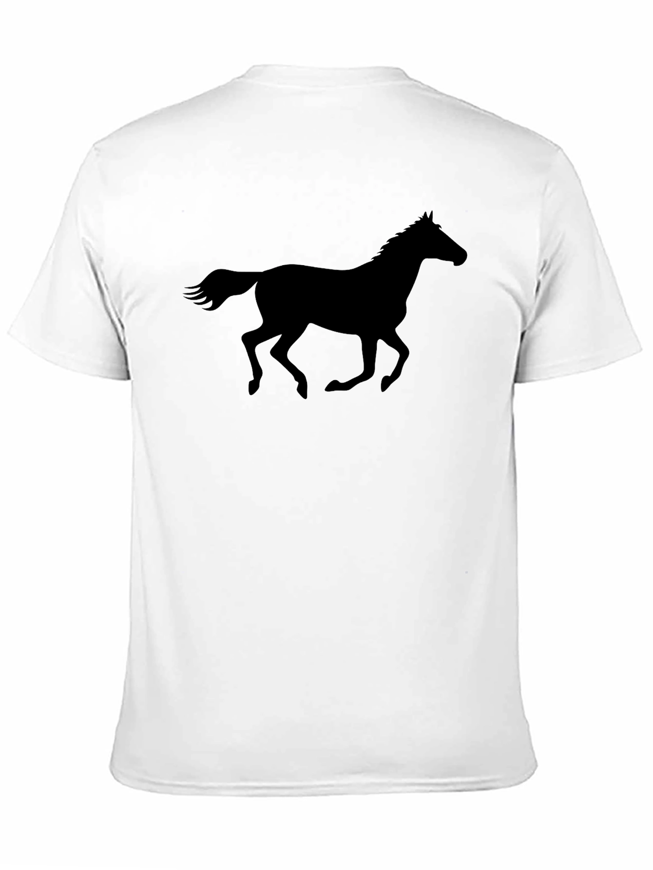 Black Horse Silhouette T-Shirt