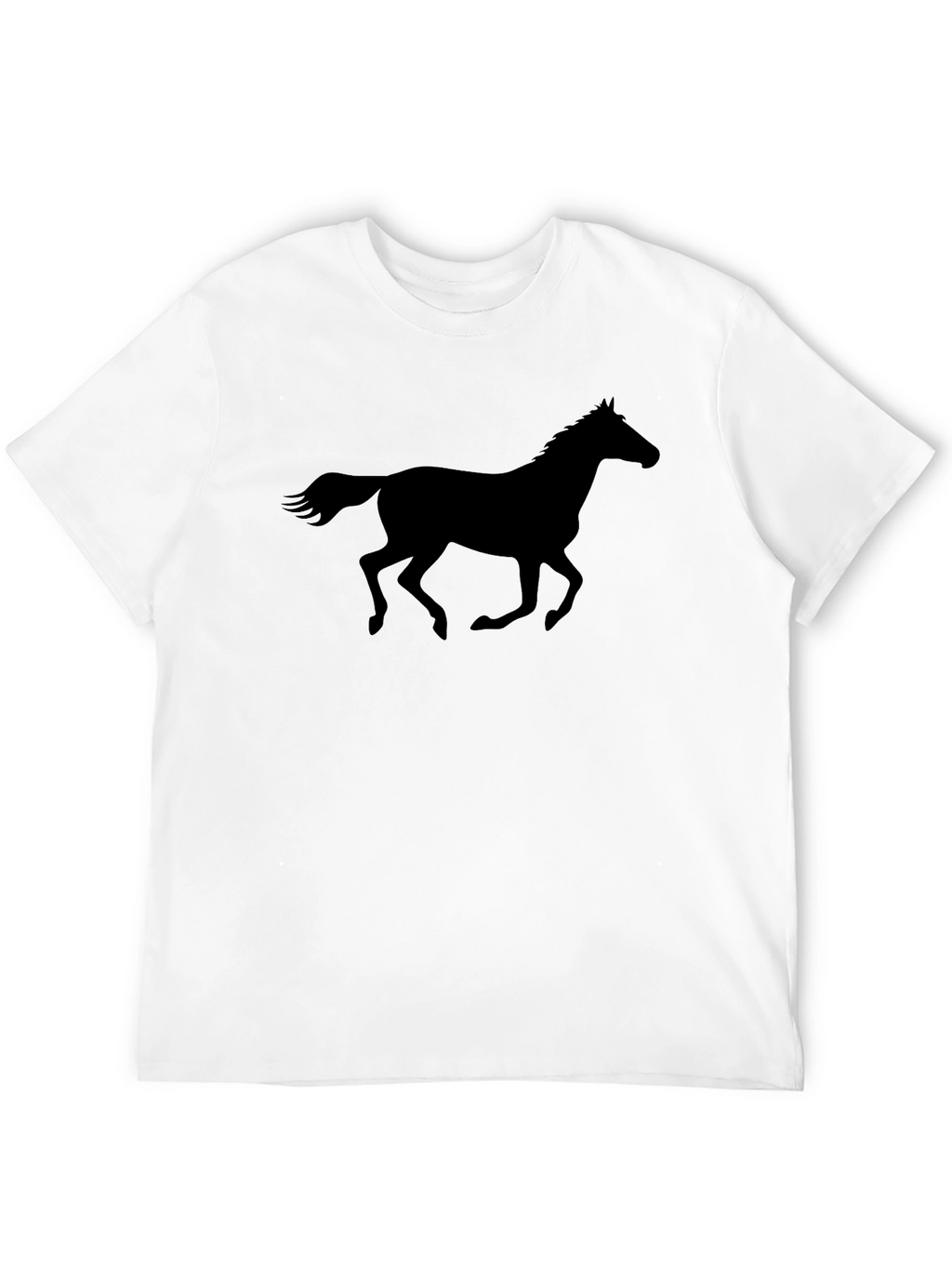 Black Horse Silhouette T-Shirt