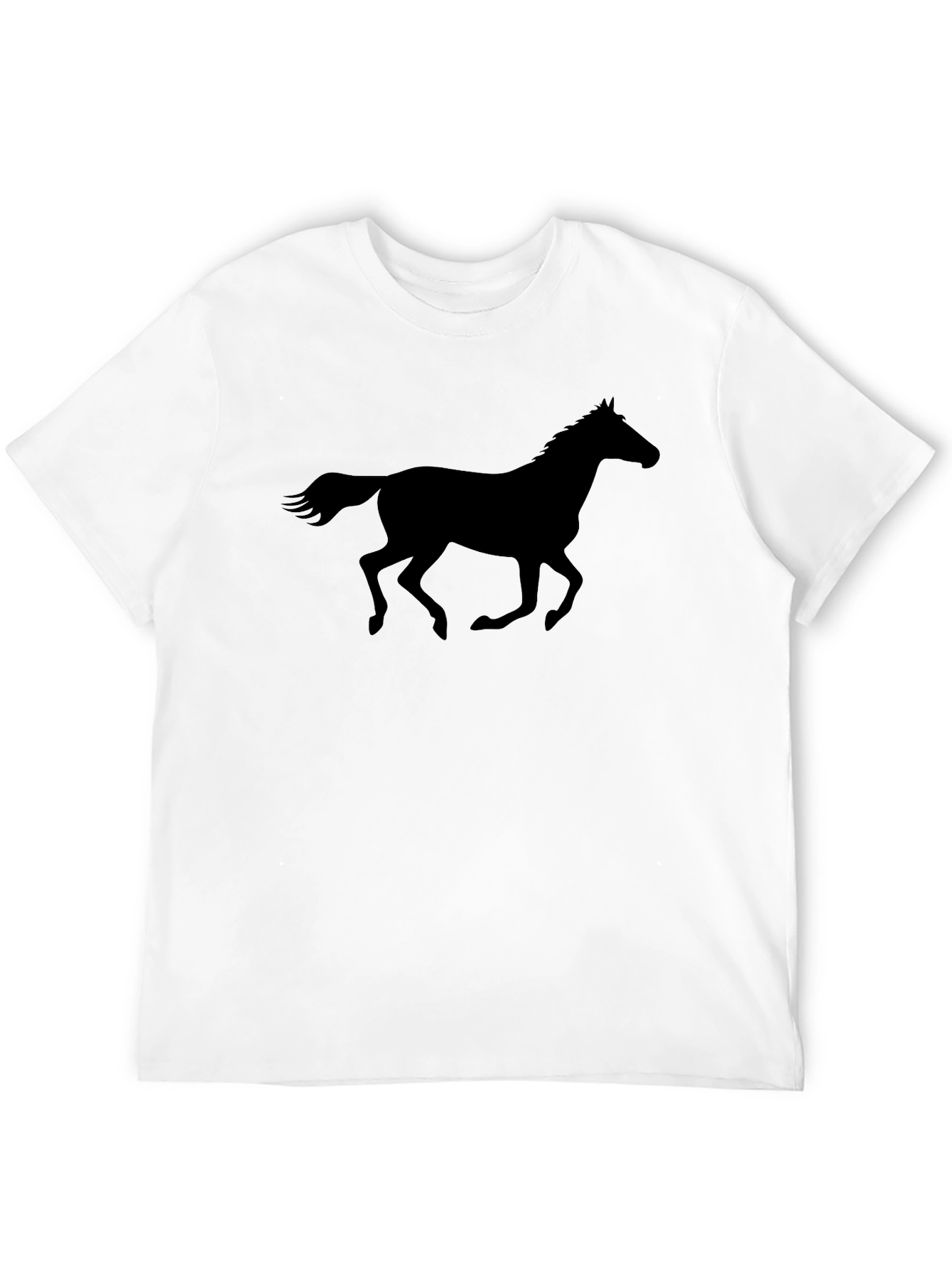 Black Horse Silhouette T-Shirt