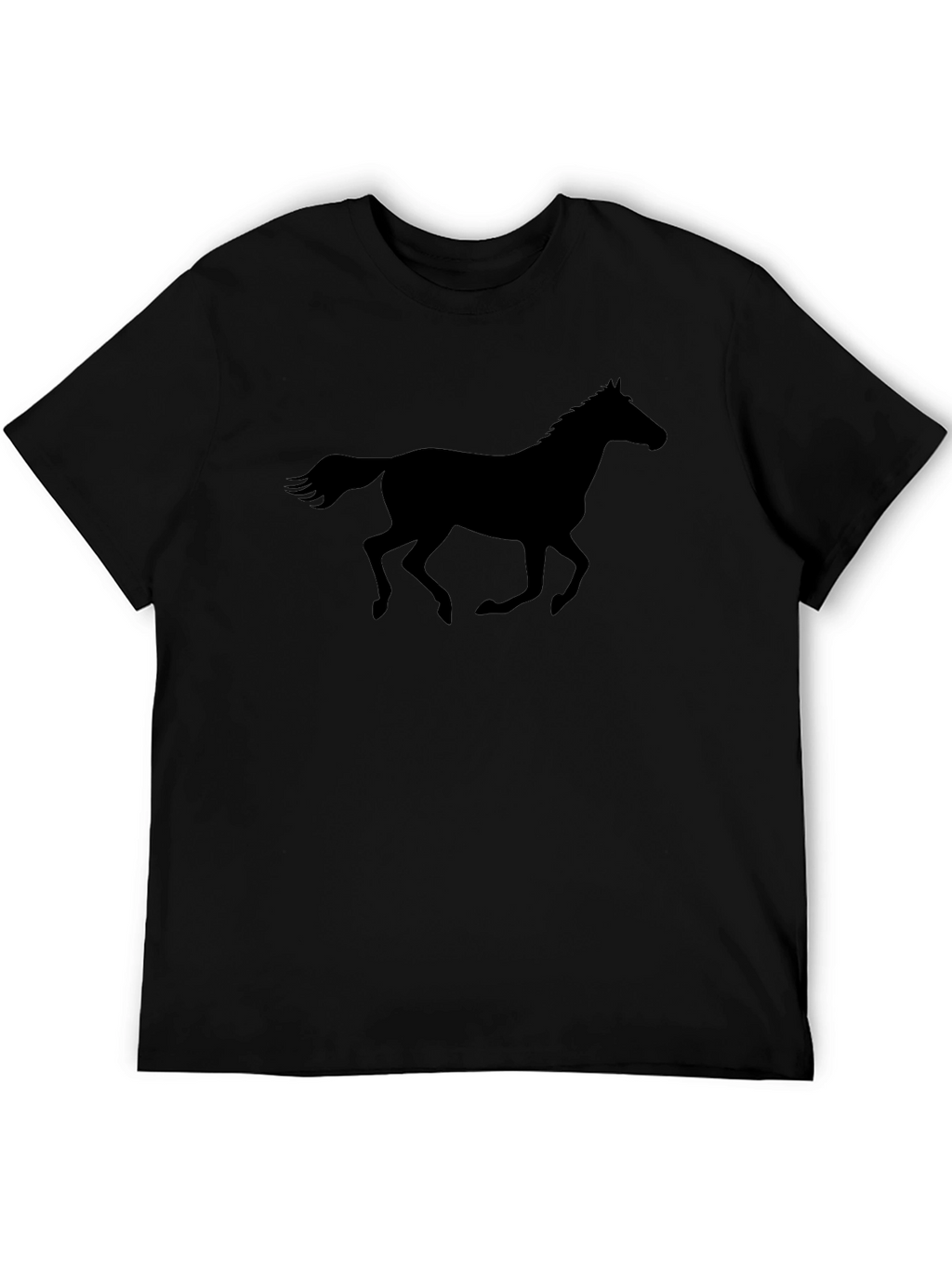 Black Horse Silhouette T-Shirt