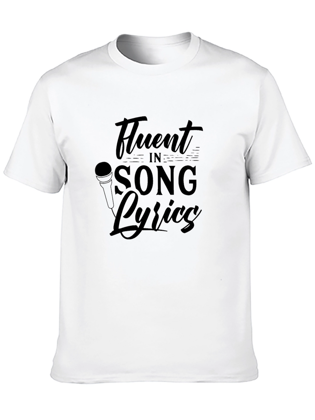Fluent in Song Lyrics Graphic Tee